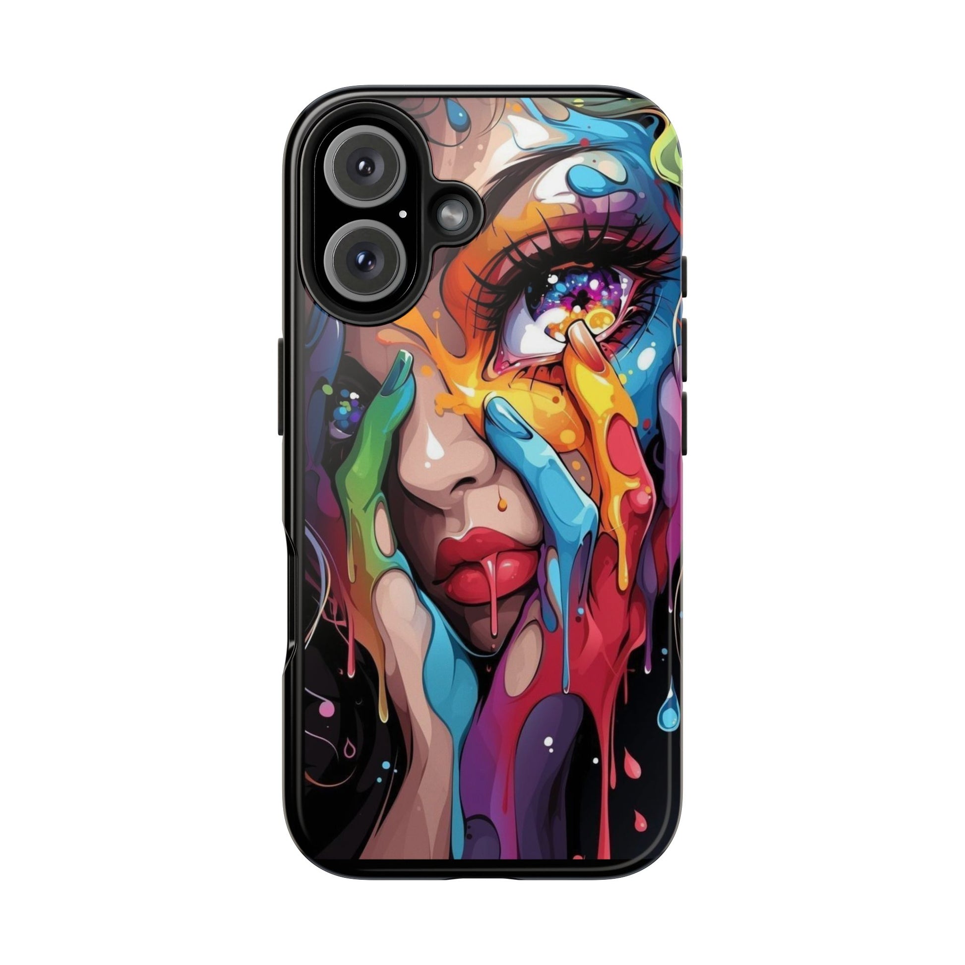 Sexy Girl Paint Drip Theme Phone Cases for Iphones & Samsung Phones