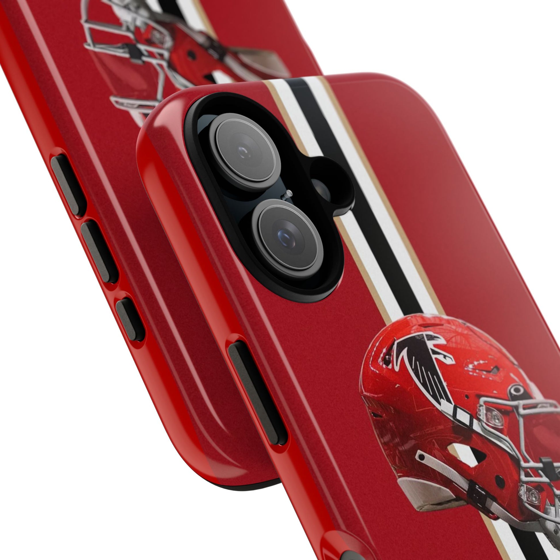Atlanta Falcons Football Helmet Logo Tough Cases for iPhones, Samsung, and Pixel