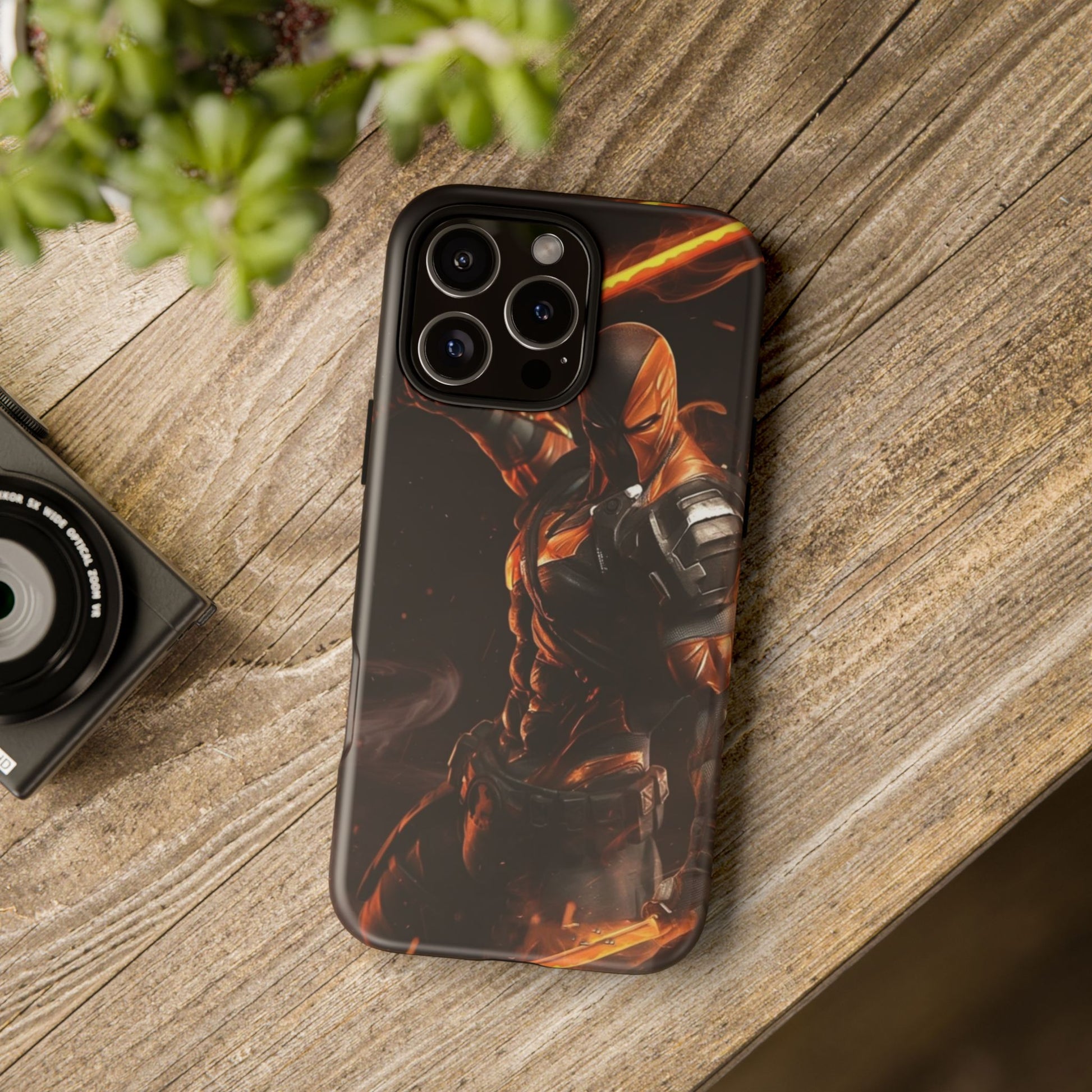 DC Comics Death Stroke Tough Cases for iPhones, Samsung, and Pixel