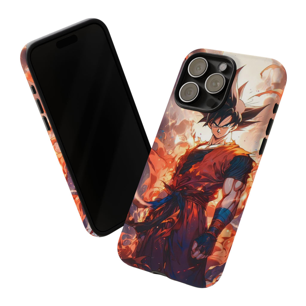 Anime Manga Dragon Ball Z Goku Tough Cases for iPhones, Samsung, and Pixel