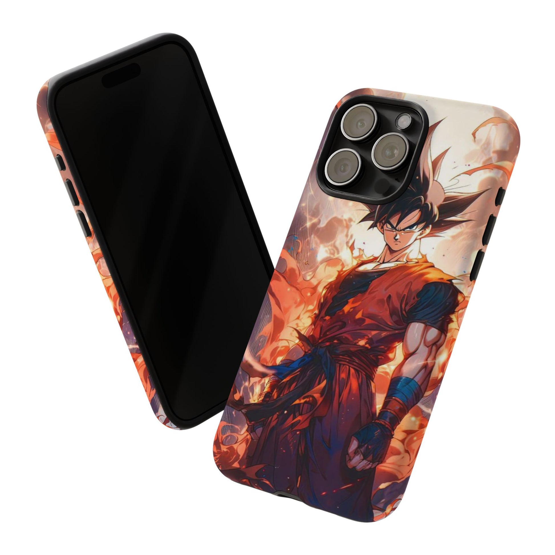 Anime Manga Dragon Ball Z Goku Tough Cases for iPhones, Samsung, and Pixel