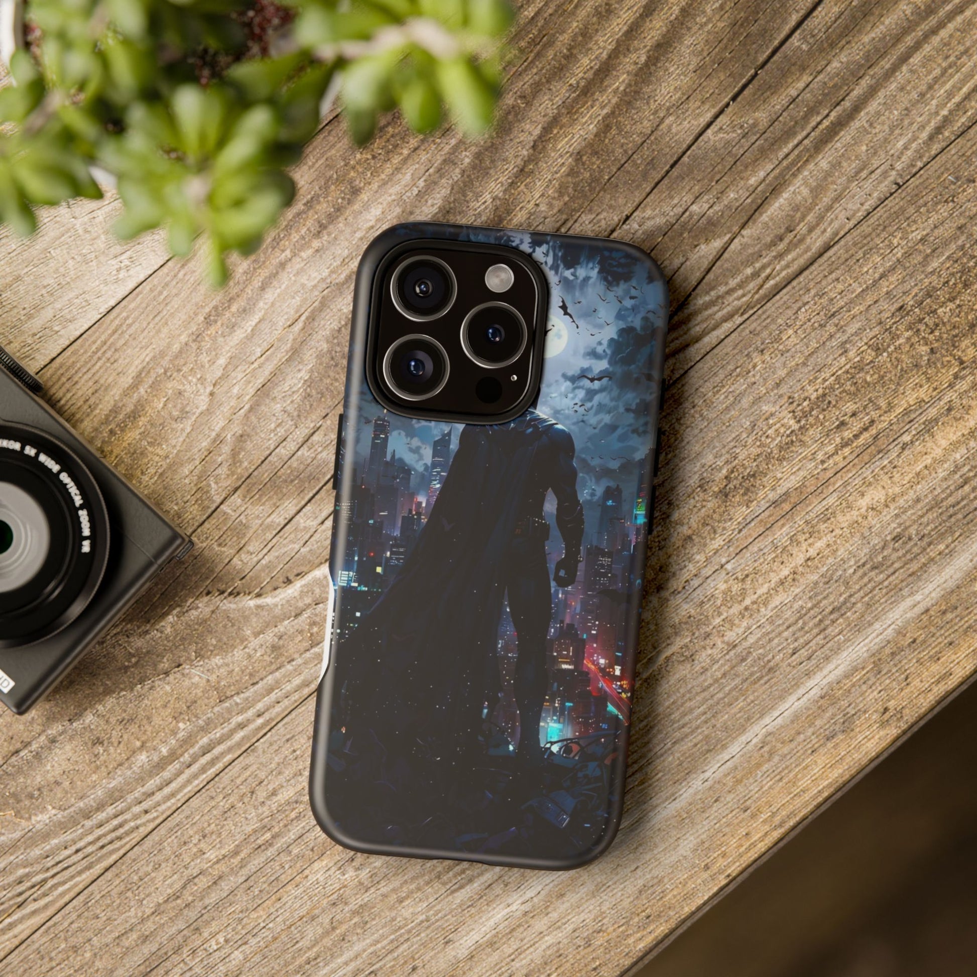 Gotham City Batman Tough Cases for iPhones, Samsung, and Pixel