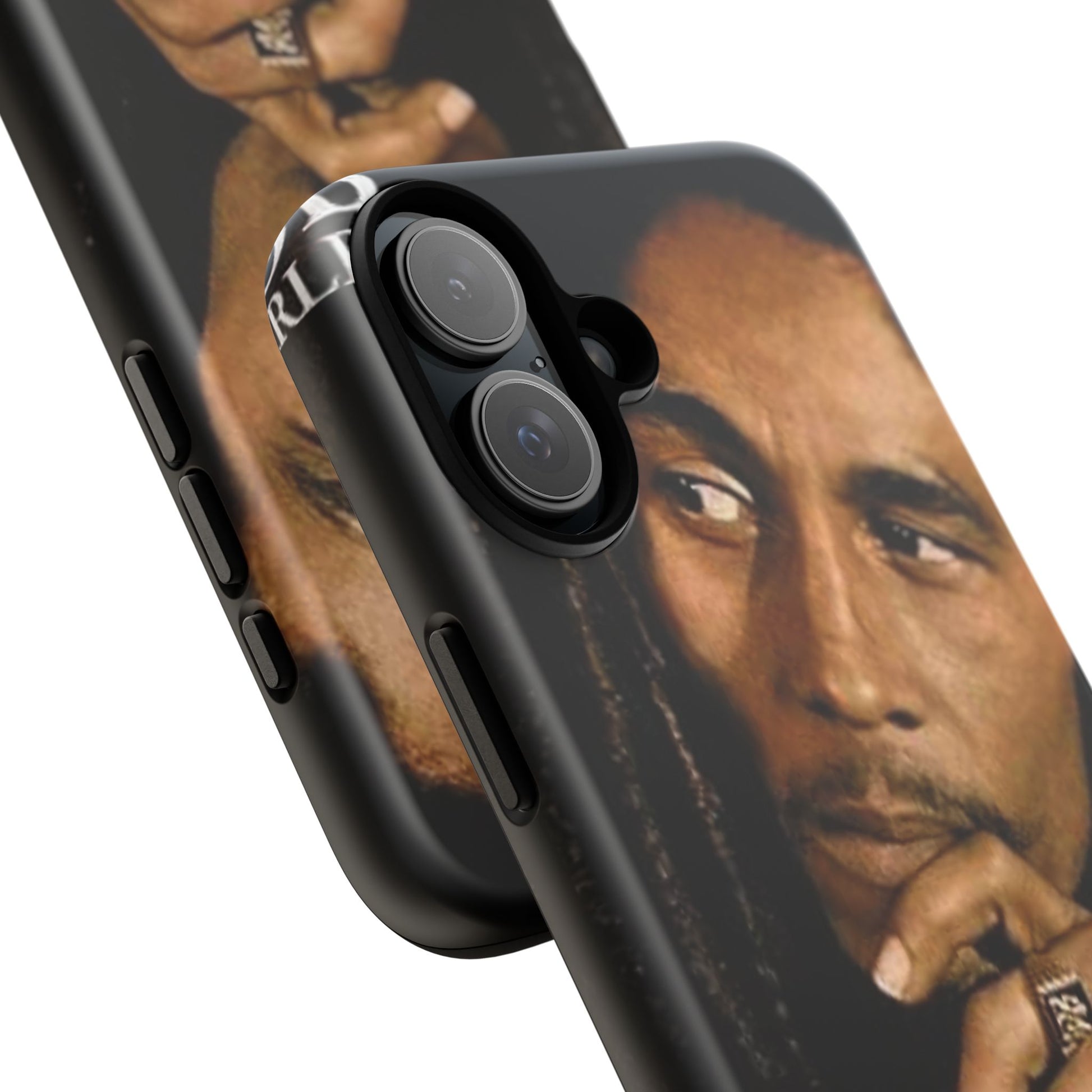 Marley Reggae Tough Cases for iPhones, Samsung, and Pixel