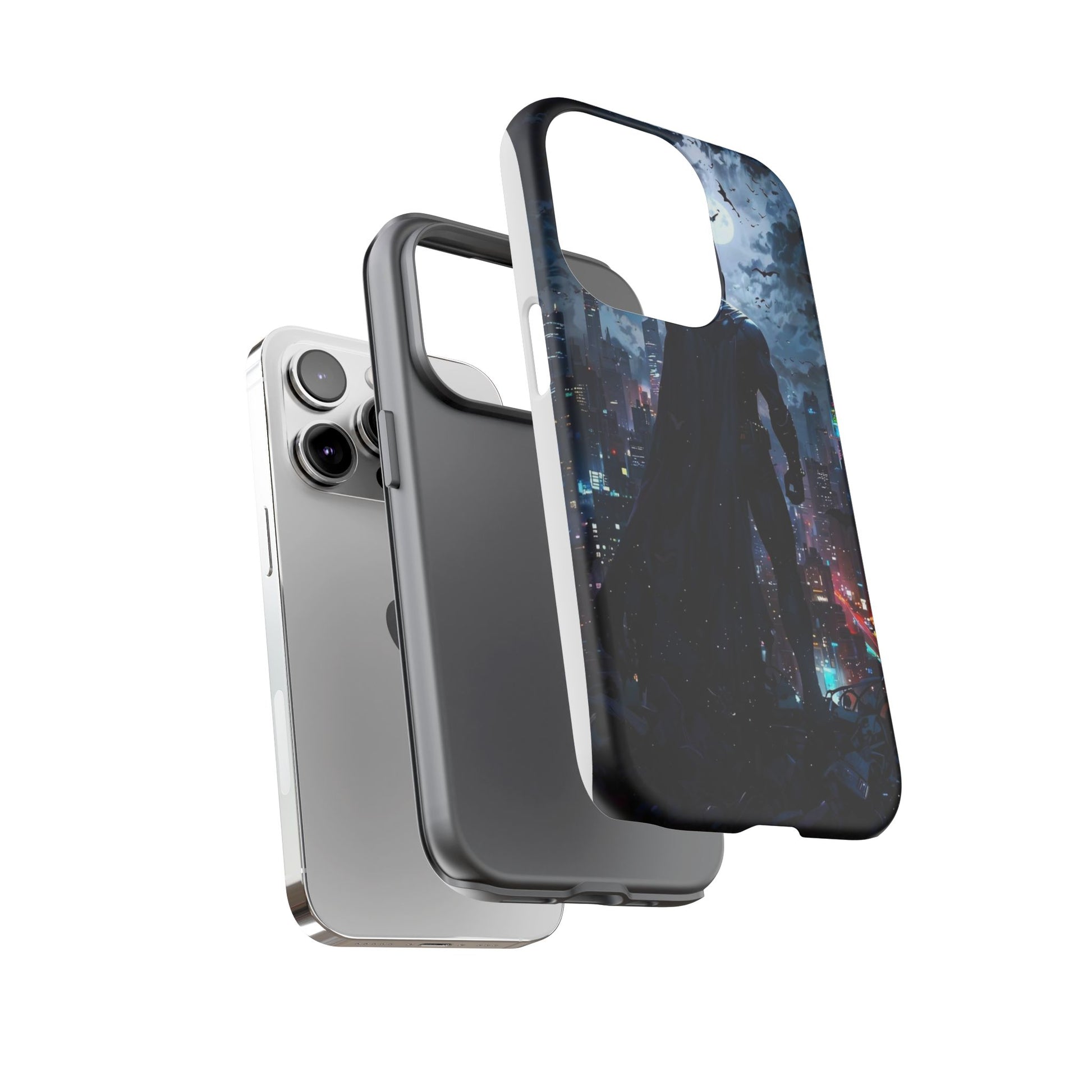 Gotham City Batman Tough Cases for iPhones, Samsung, and Pixel