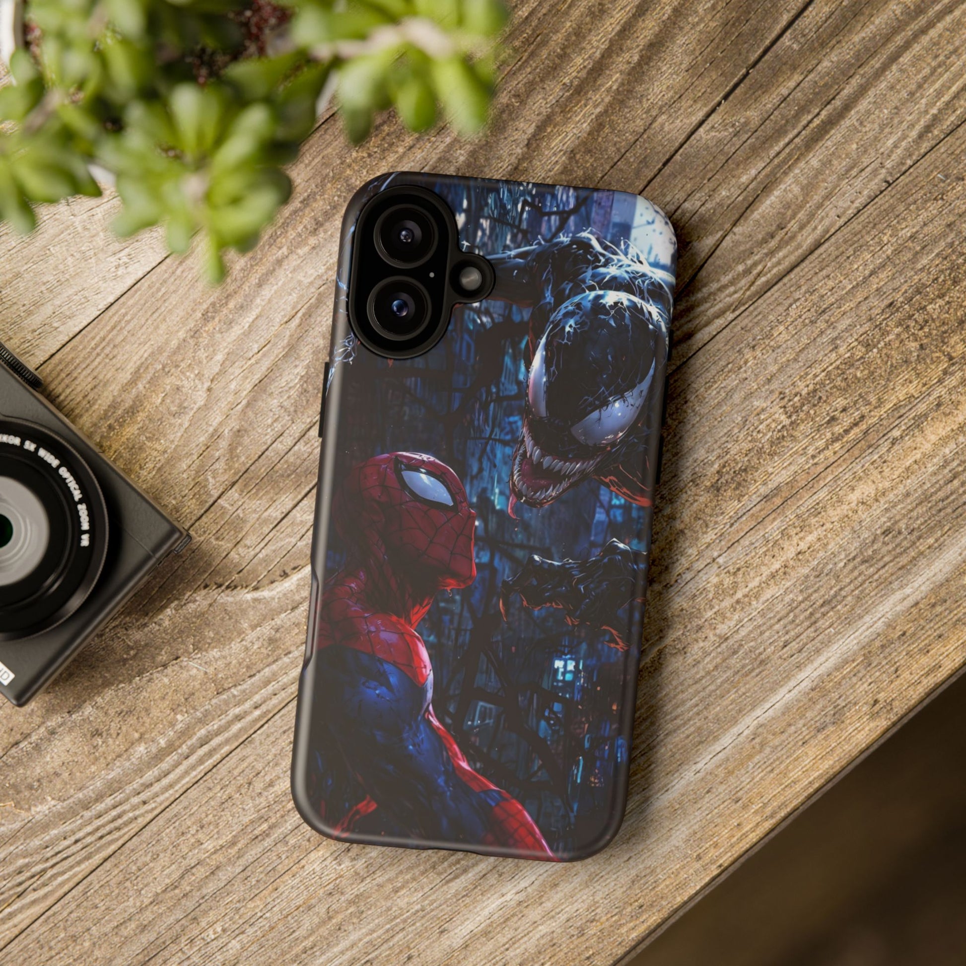Venom x Spiderman Phone Case, Tough Cases for iPhones, Samsung, and Pixel