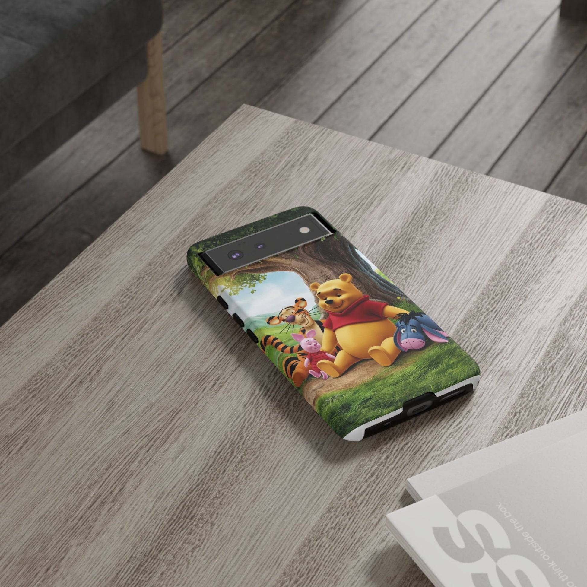 Cute Pooh Bear Phone Case, Tough Cases, Disney Phone for iPhones, Samsung, and Pixel