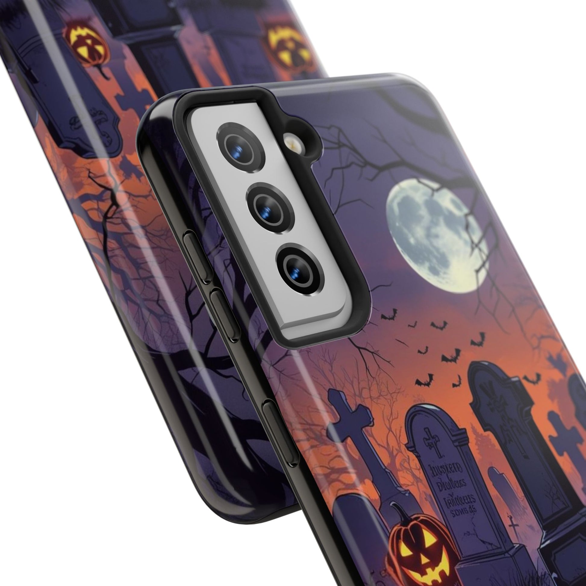 Graveyard Halloween Theme Phone Cases for iPhones & Samsung Phones