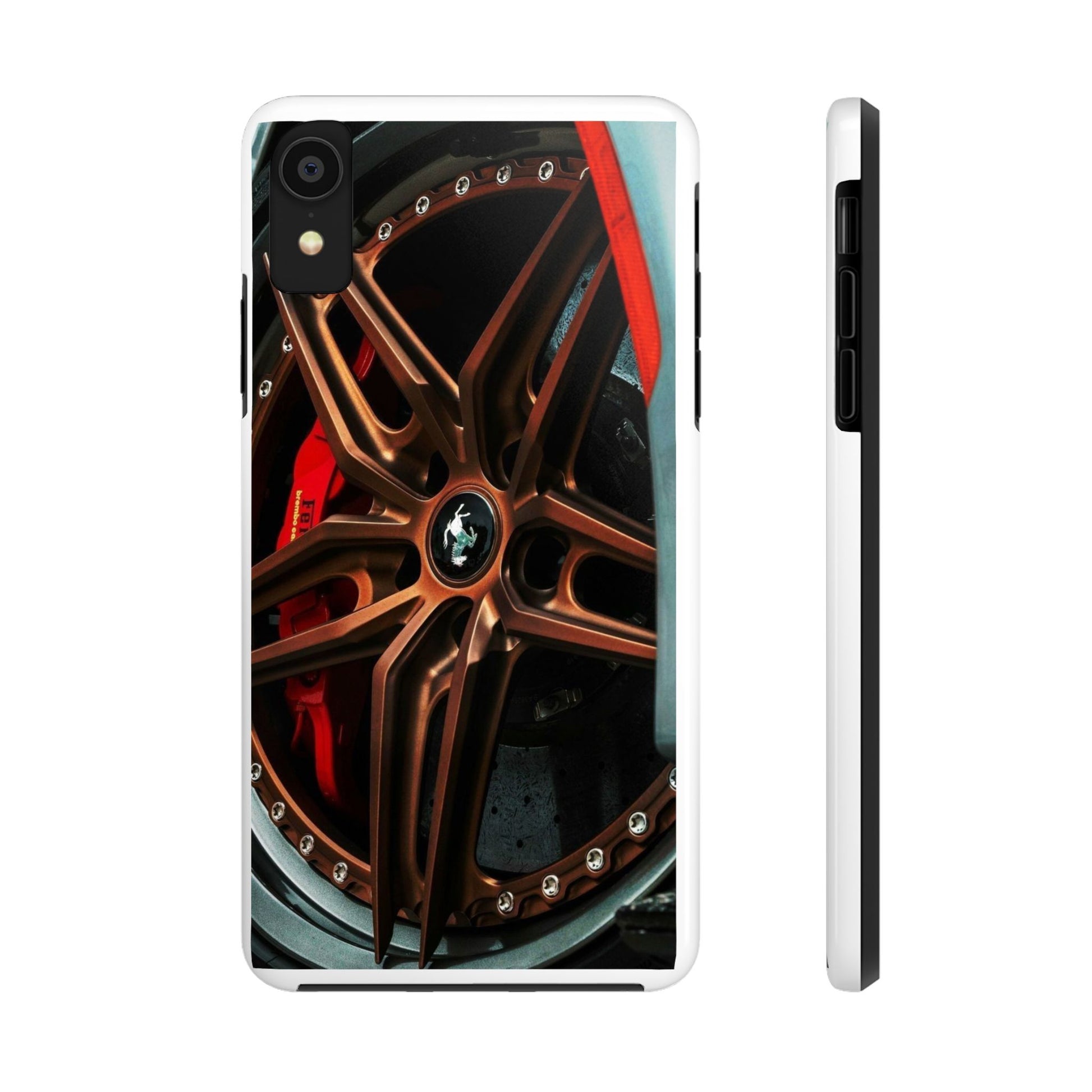 Sports Car Racing Wheel tough Phone Cases for Iphones & Samsung Durable