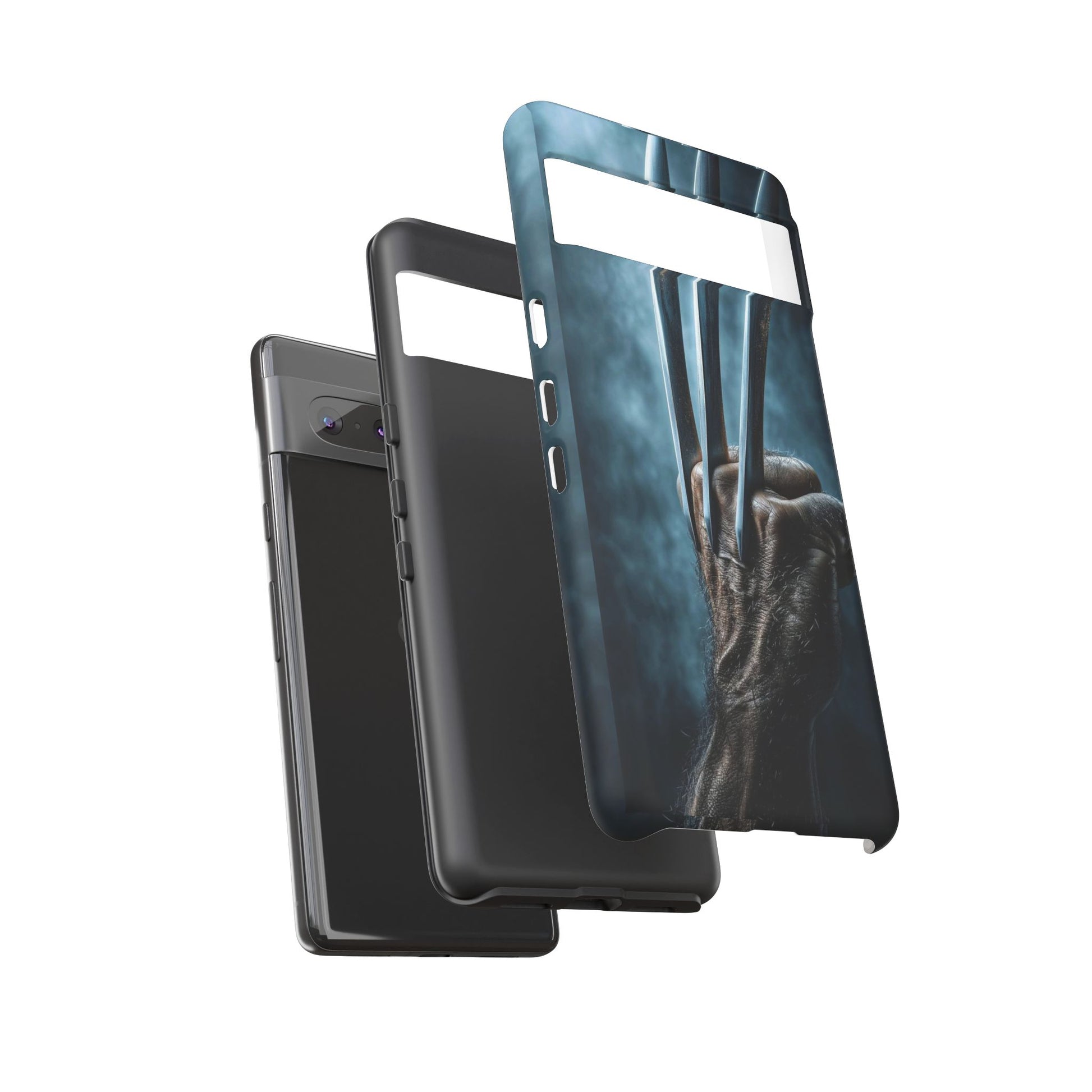 Logan's Claws Wolverine Tough Cases for iPhones, Samsung, and Pixel