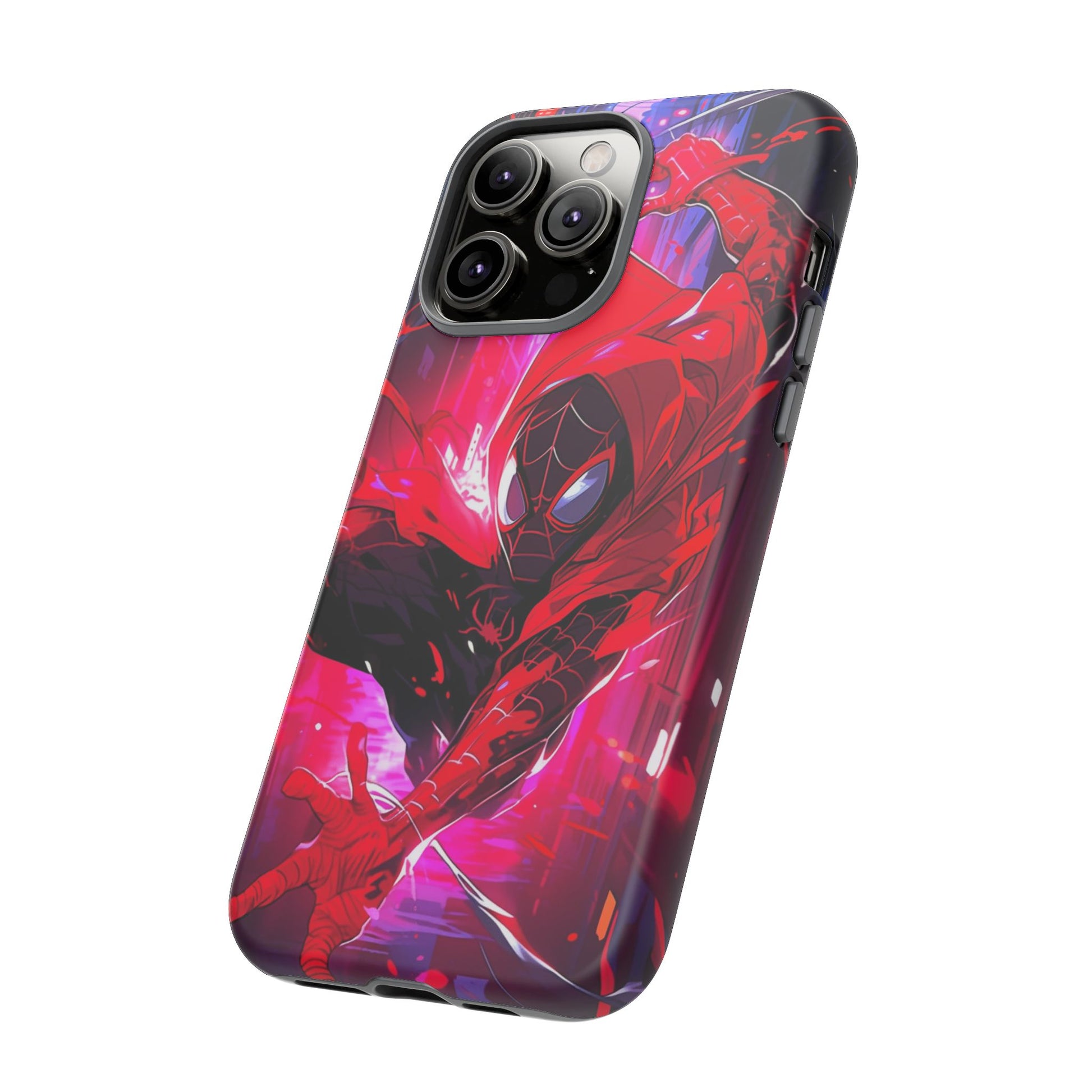 Miles Morales Spiderman Phone Case, Tough Cases for iPhones, Samsung, and Pixel
