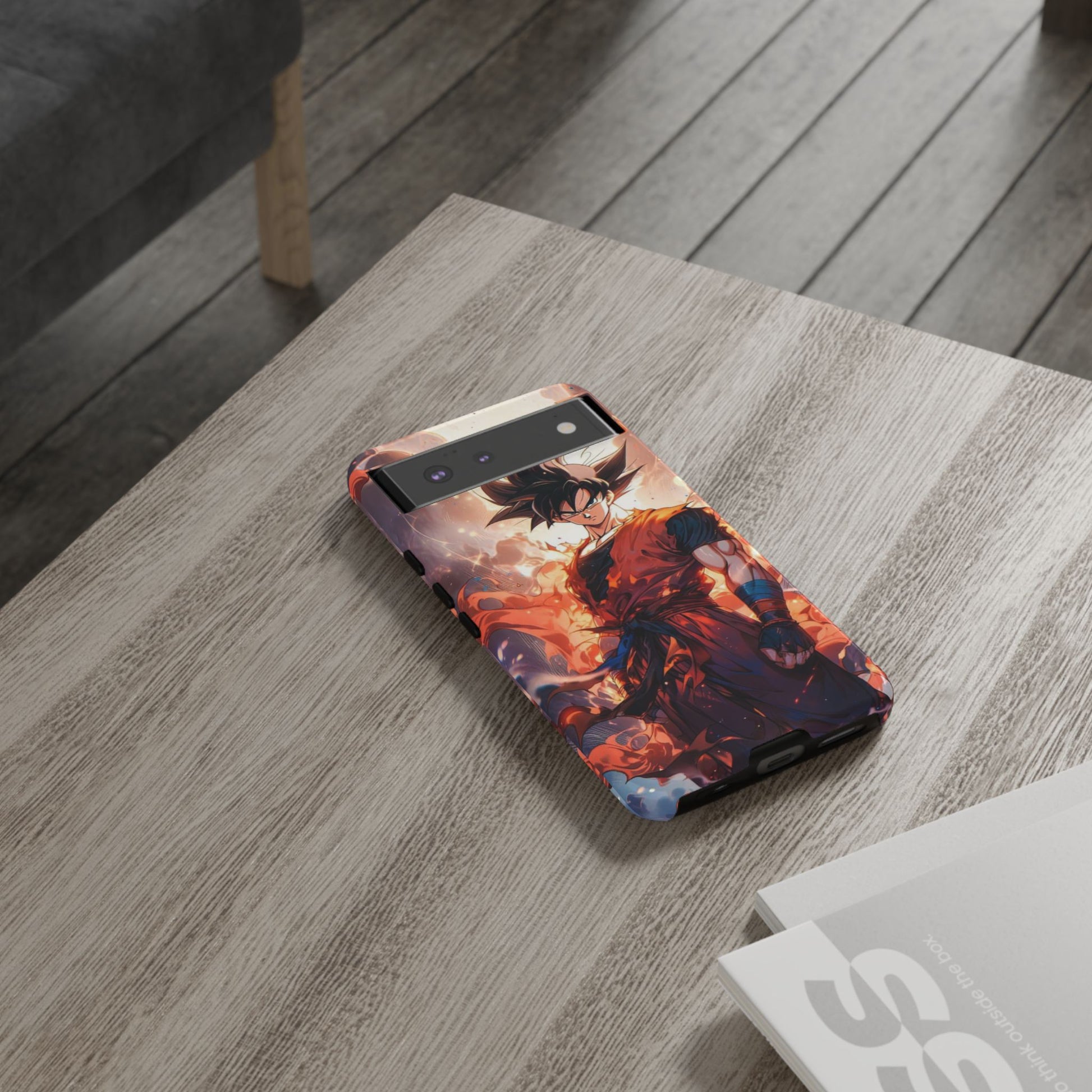 Anime Manga Dragon Ball Z Goku Tough Cases for iPhones, Samsung, and Pixel