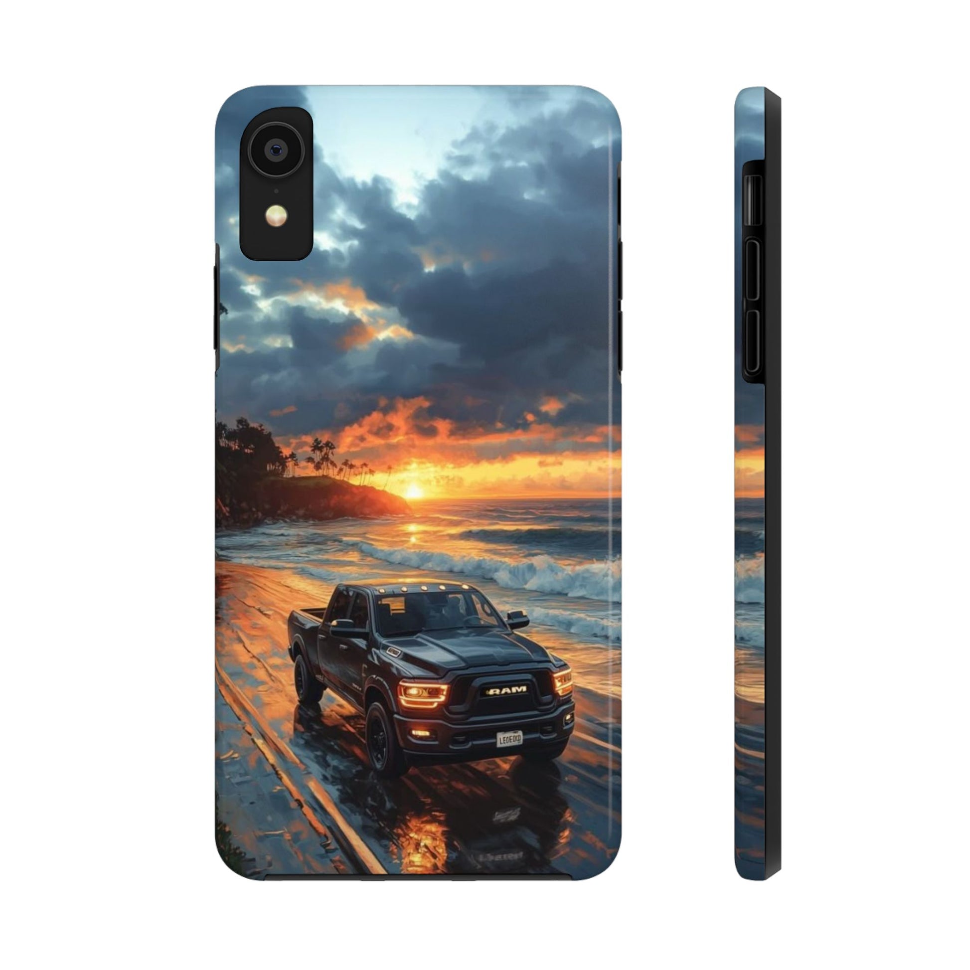 Dodge Ram Beach Phone Cases for Iphones & Samsung Phones Durable