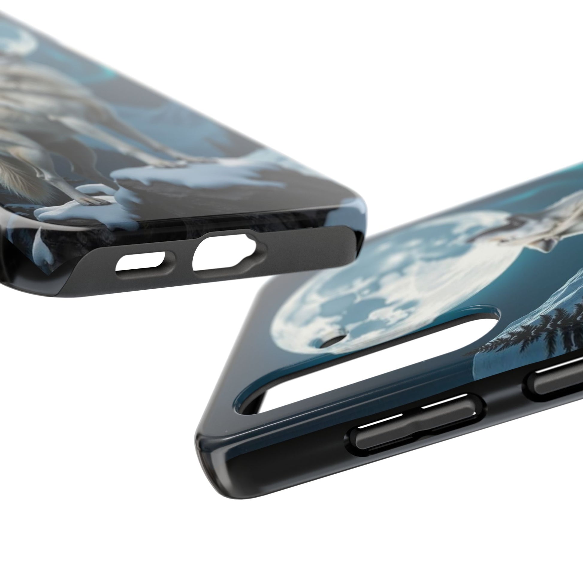 Howling Wolf Theme Phone Cases for iPhones & Samsung Phones