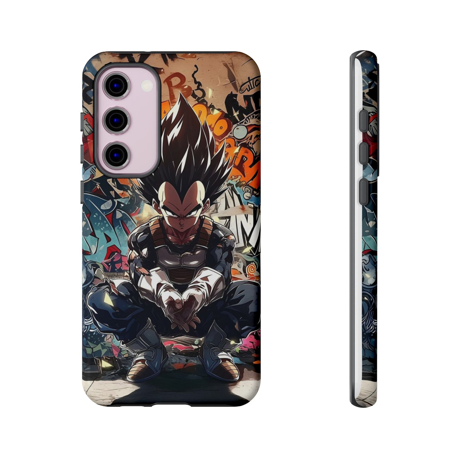 Anime Vegeta Dragon ball Z Tough Cases for iPhones, Samsung, and Pixel