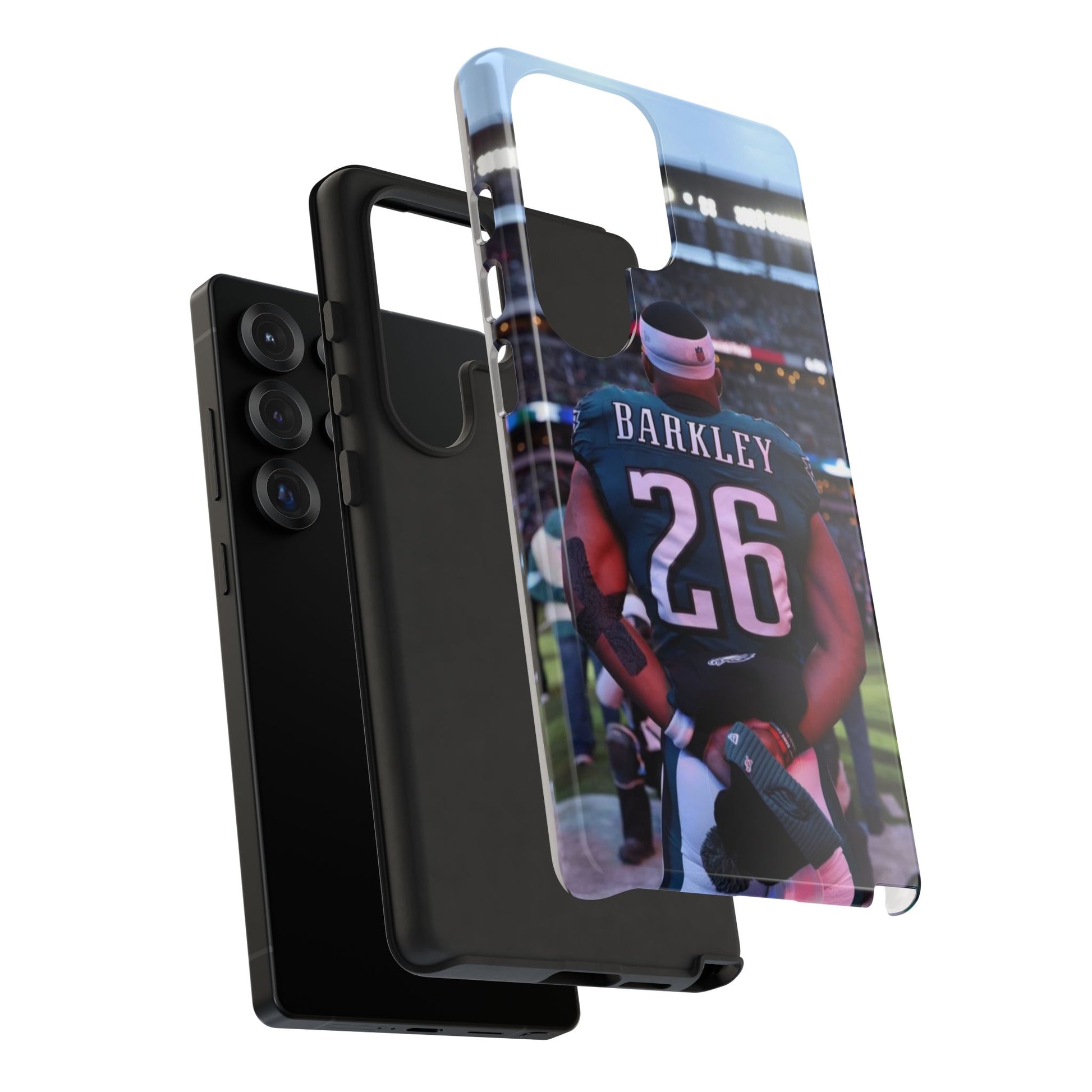 Eagles Football Saquon Barkley Tough Cases for iPhones, Samsung, and Pixel