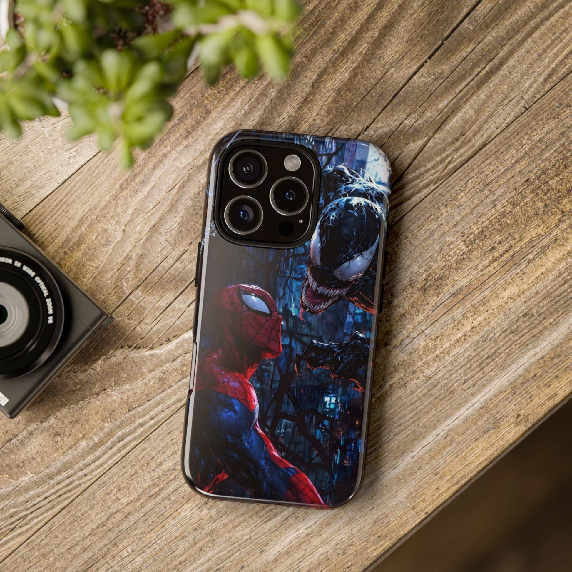 Venom x Spiderman Phone Case, Tough Cases for iPhones, Samsung, and Pixel