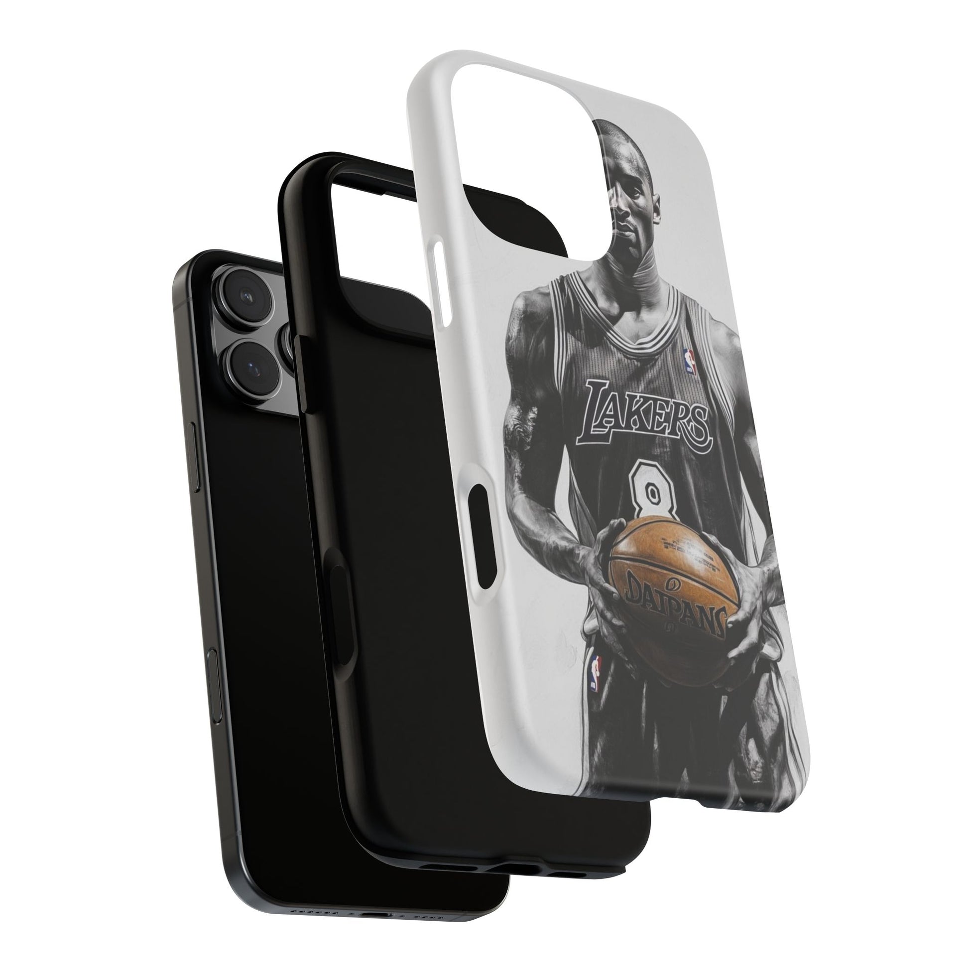Kobe Basketball Art Tough Cases for iPhones, Samsung, and Pixel
