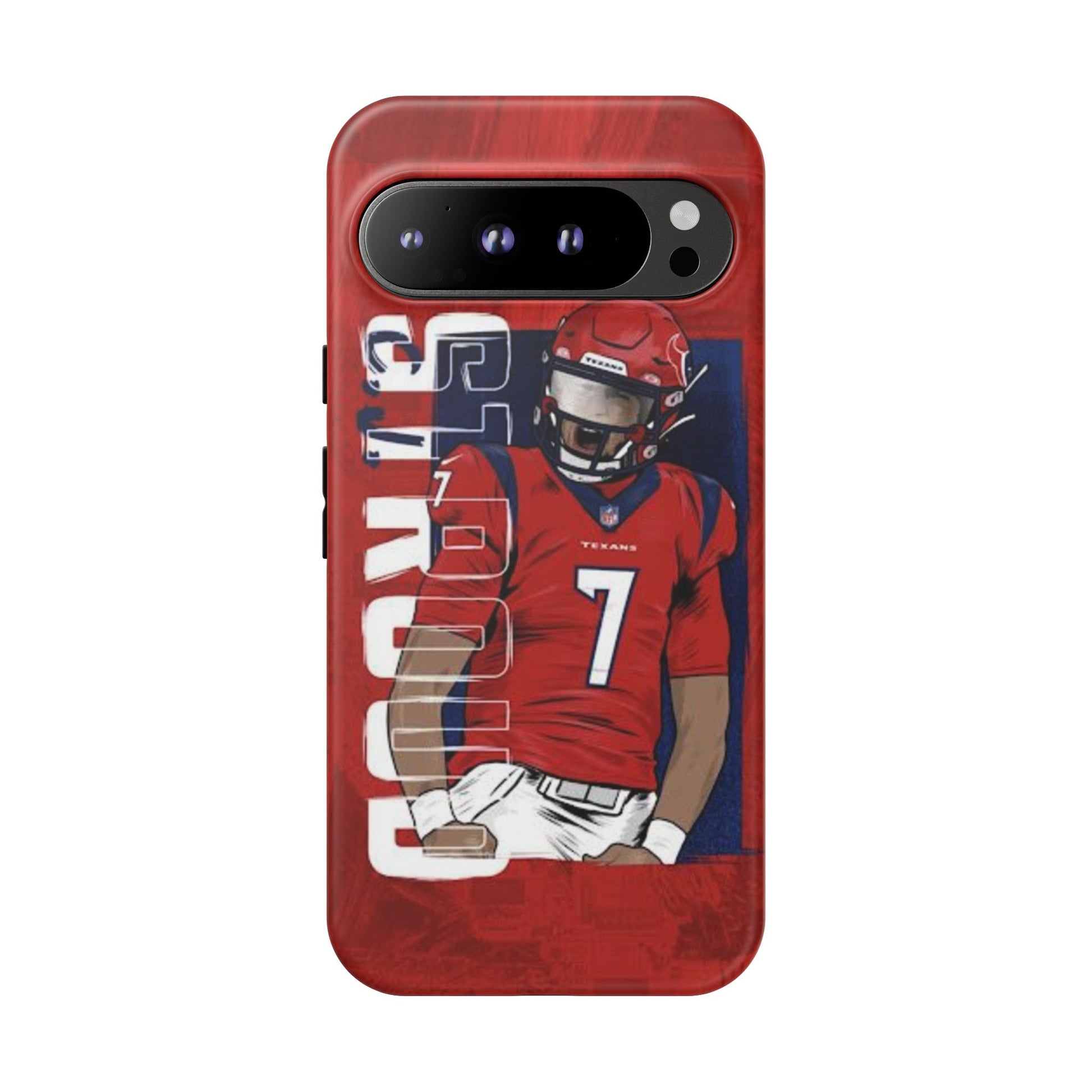 Houston Texans Football CJ Stroud Tough Cases for iPhones, Samsung, and Pixel