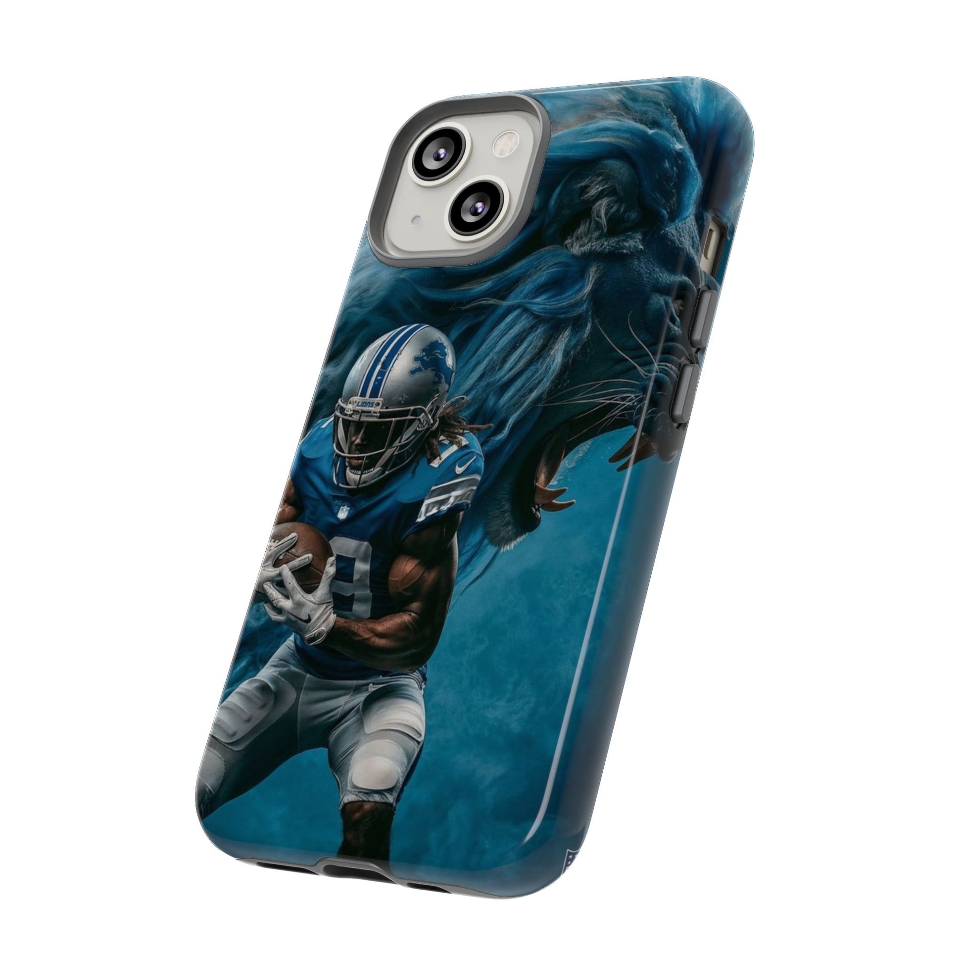Detroit Lions Player Football Phone Case, Tough Cases for iPhones, Samsung, and Pixel