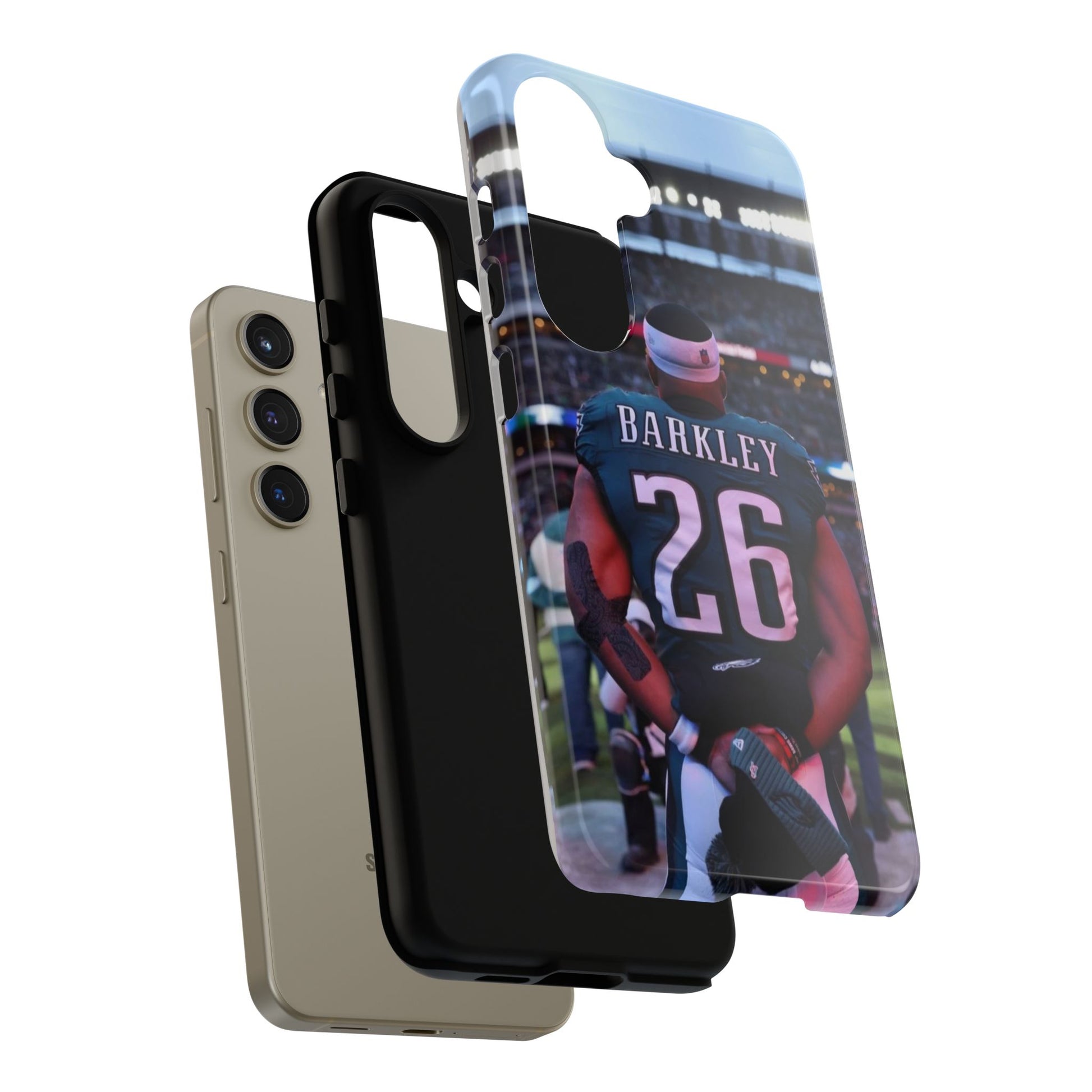 Eagles Football Saquon Barkley Tough Cases for iPhones, Samsung, and Pixel