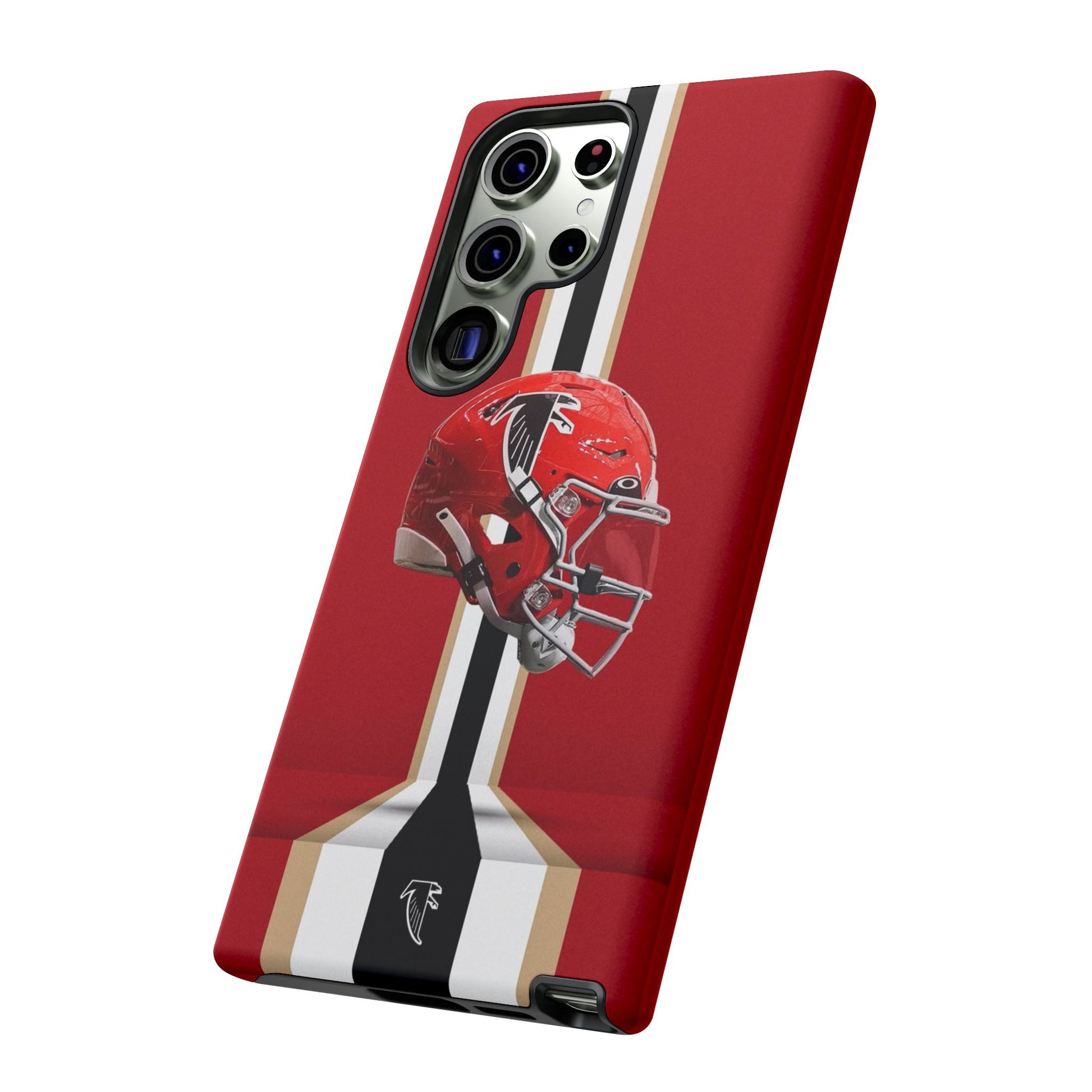 Atlanta Falcons Football Helmet Logo Tough Cases for iPhones, Samsung, and Pixel