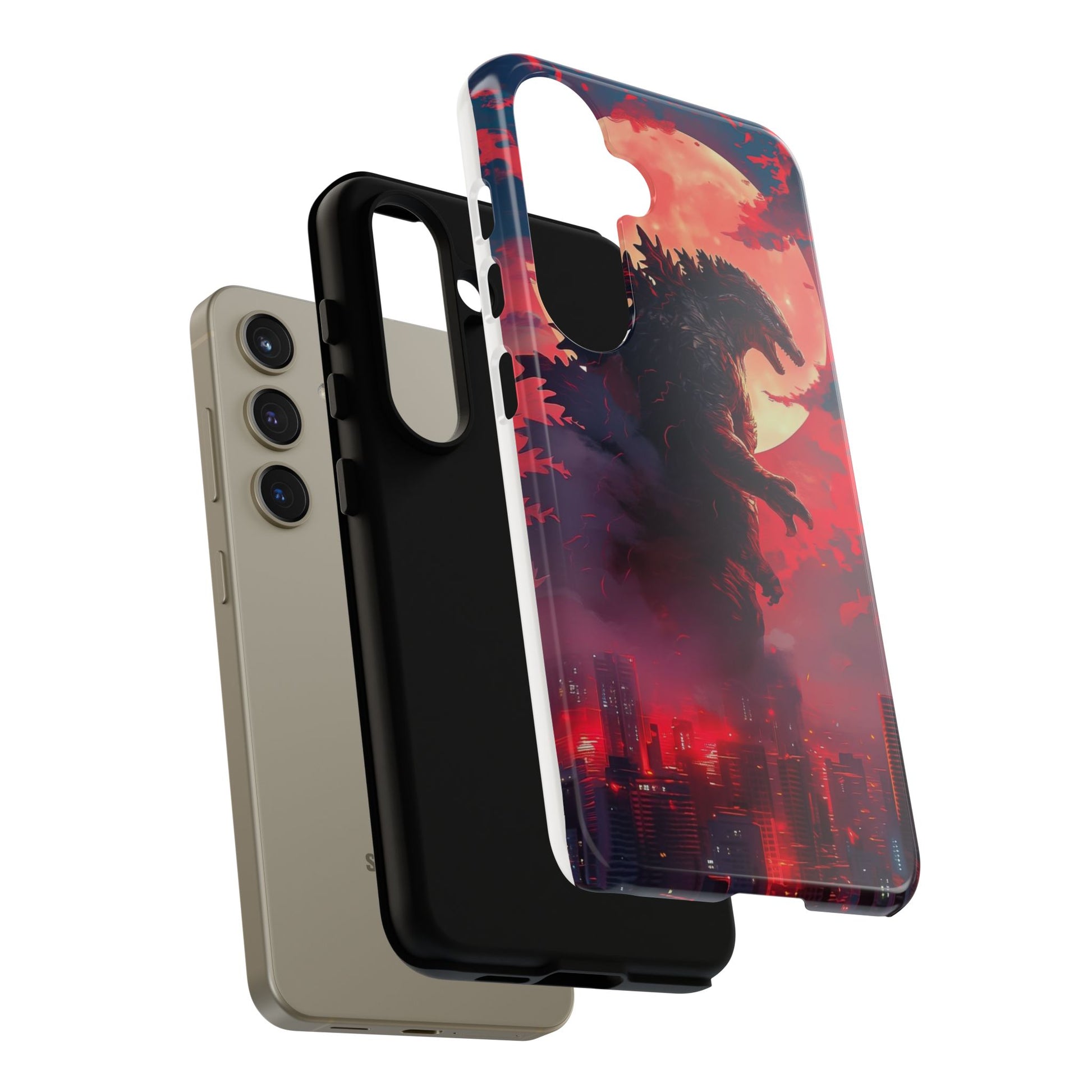 King of Monsters Godzilla Tough Phone Cases for iPhones, Samsung, and Pixel