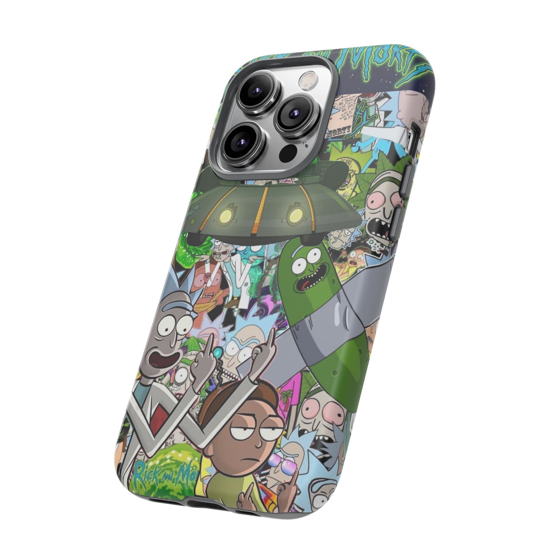 Rick and Morty Phone Case, Tough Cases for iPhones, Samsung, and Pixel