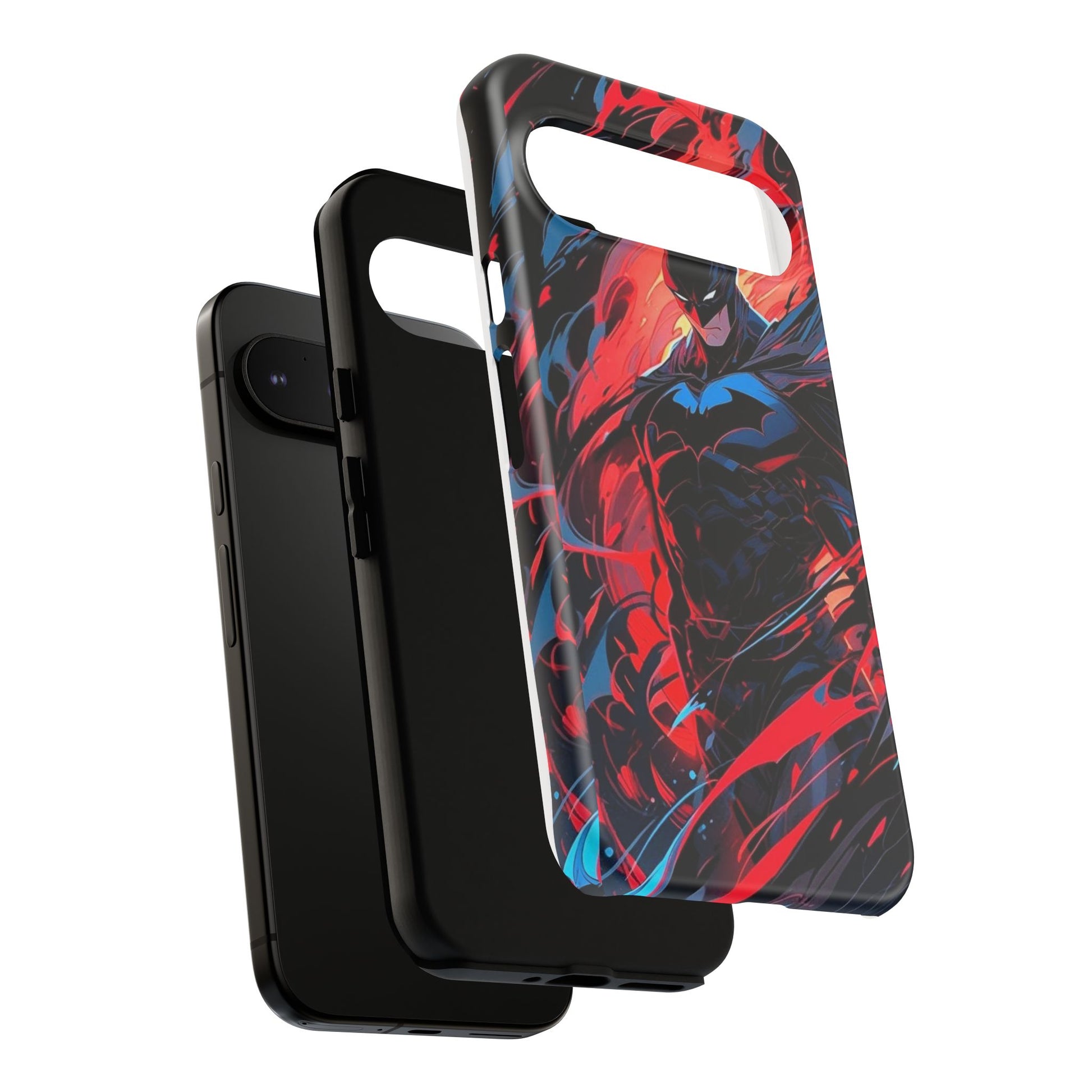 The Dark Knight Batman Art Tough Cases for iPhones, Samsung, and Pixel