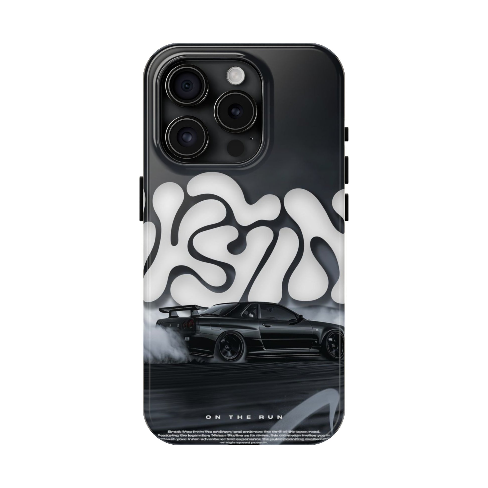 Drifting Skyline Racing Car Theme Phone Case for iPhone & Samsung Galaxy Phones