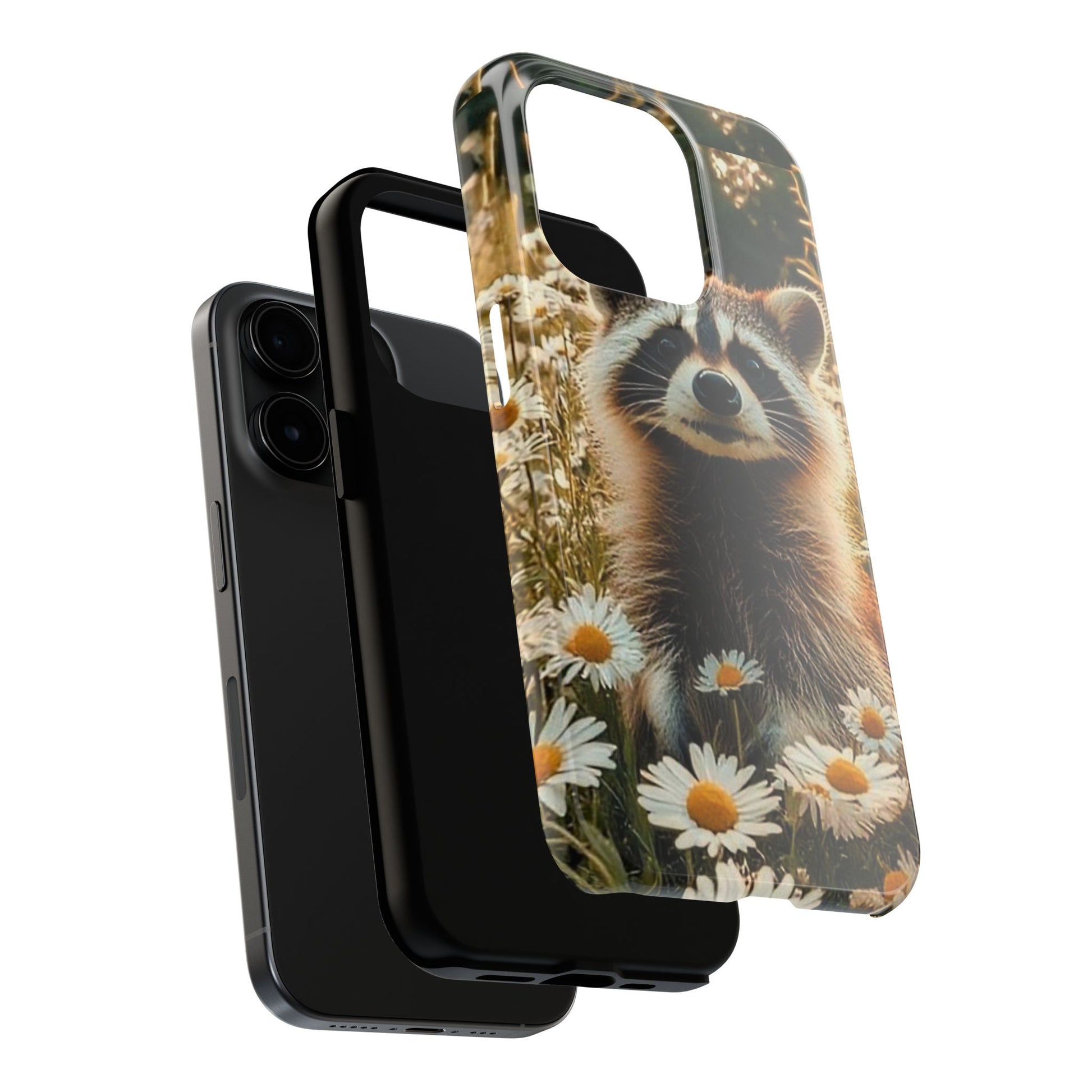 Cute Raccoon Theme Phone Cases for iPhones & Samsung Phones