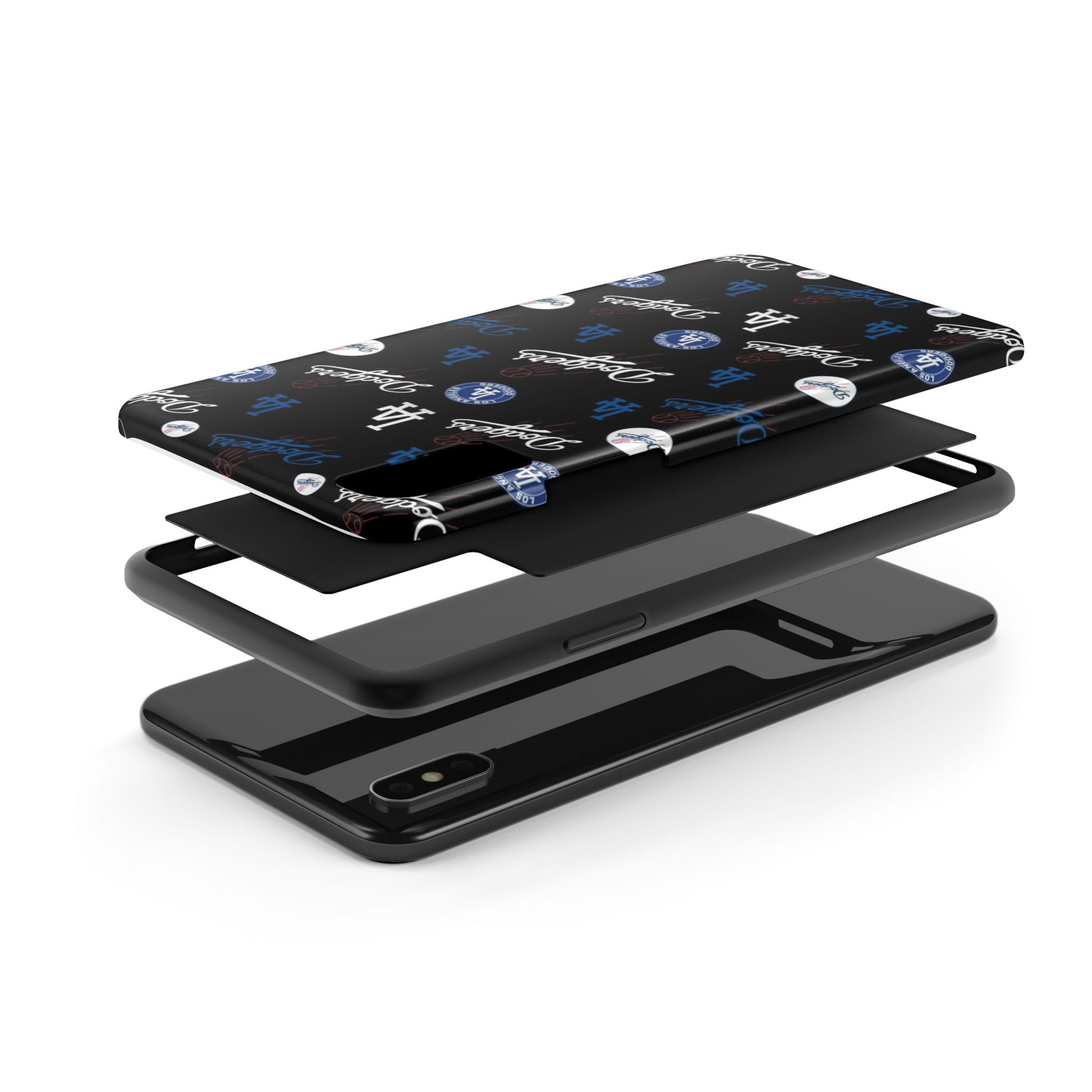 Dodgers Baseball Pattern Phone Cases for Iphones & Samsung Phones Durable