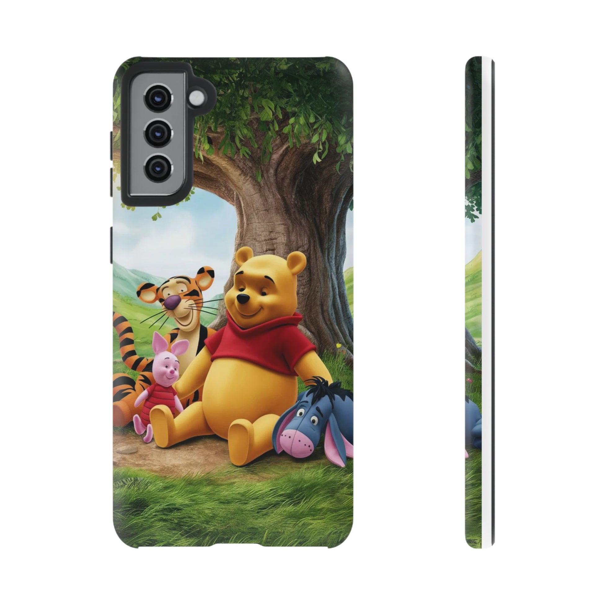 Cute Pooh Bear Phone Case, Tough Cases, Disney Phone for iPhones, Samsung, and Pixel