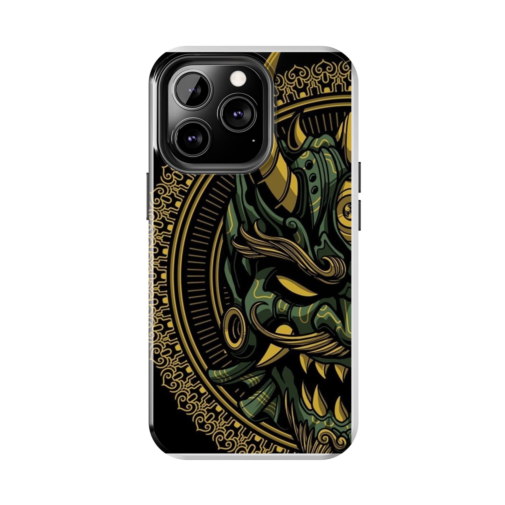 Kabuki Mask Theme Phone Cases for Iphones & Samsung Durable