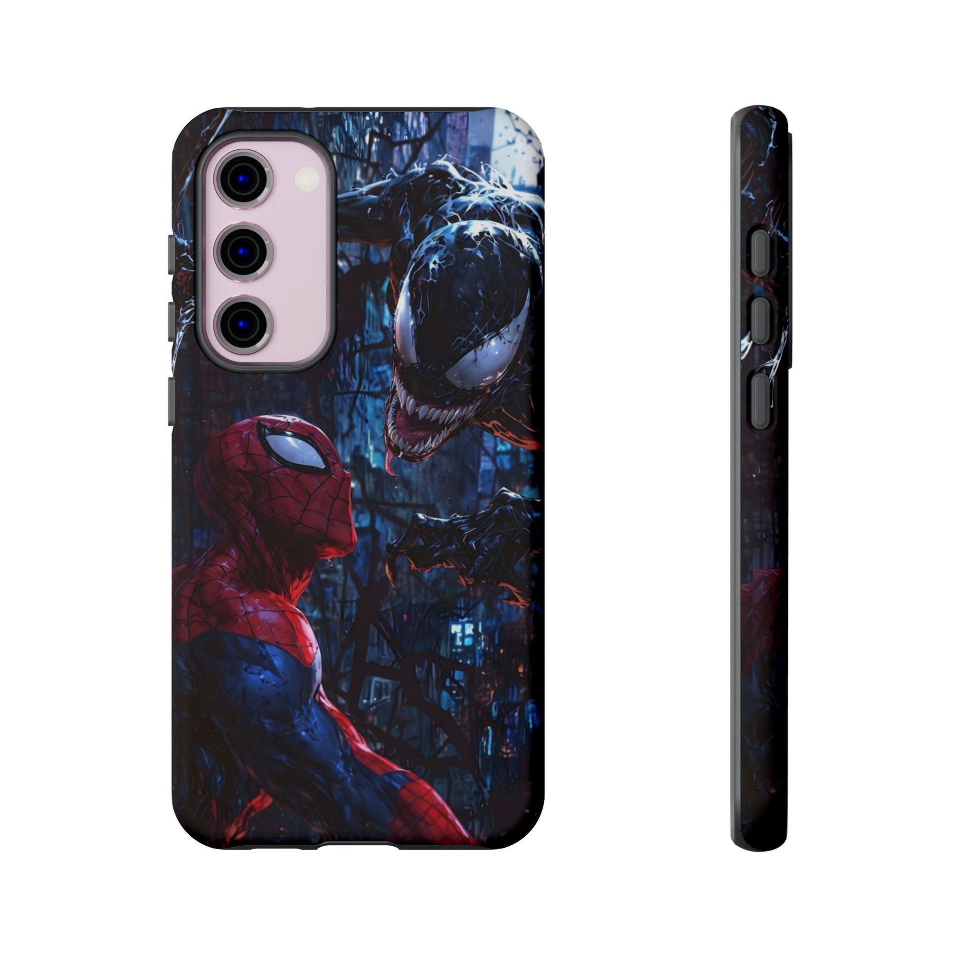 Venom x Spiderman Phone Case, Tough Cases for iPhones, Samsung, and Pixel