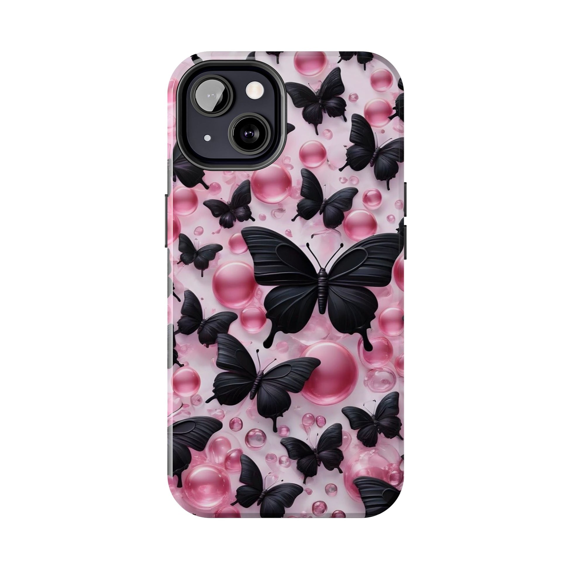 Pearls and Butterflies Theme Phone Cases for iPhones & Samsung Phones