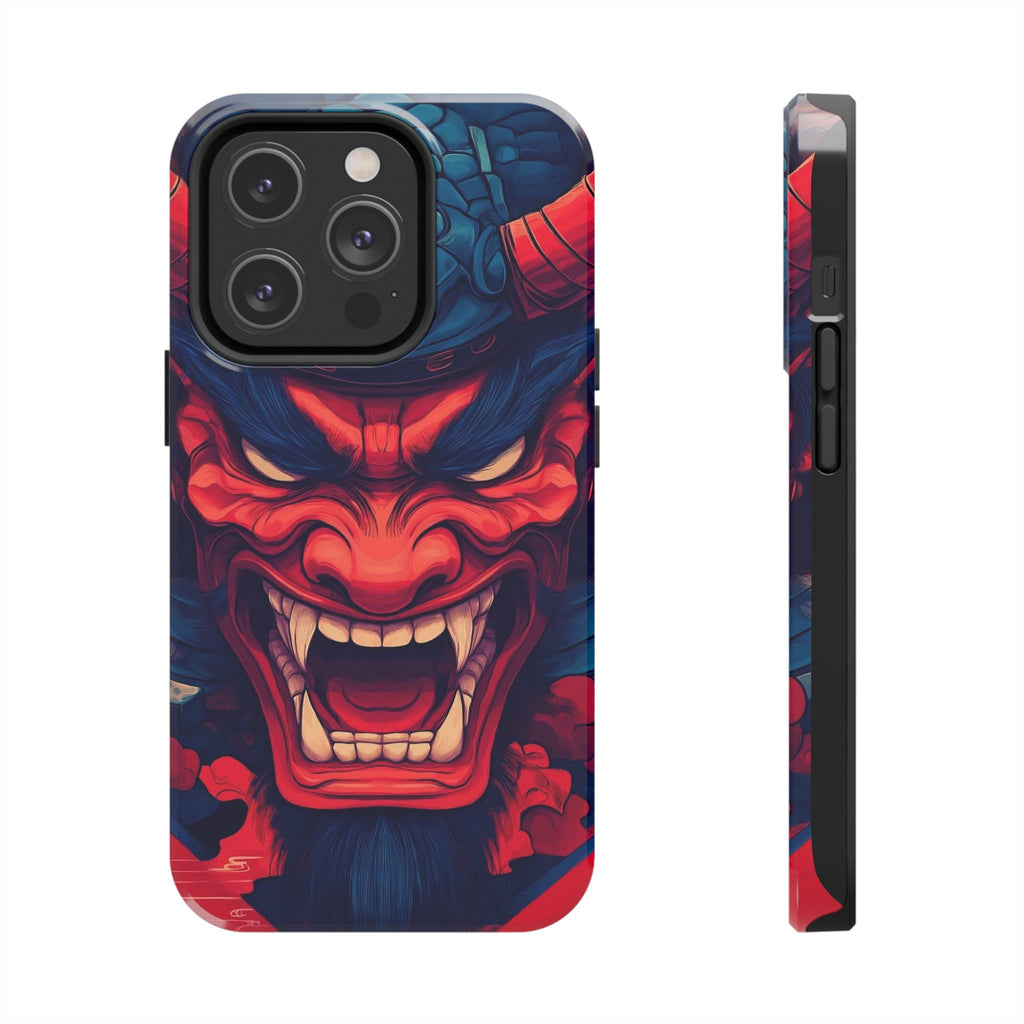 Asian Themed Samurai Mask Phone Cases for Iphones & Samsung Phones