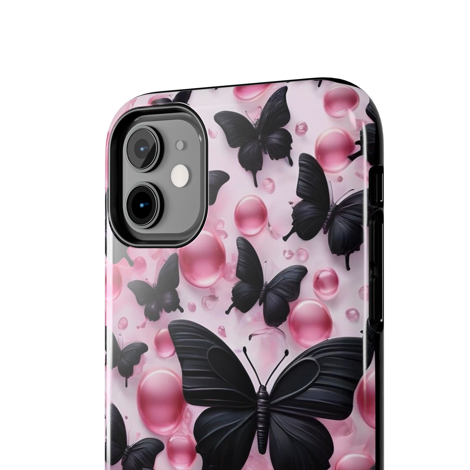 Pearls and Butterflies Theme Phone Cases for iPhones & Samsung Phones