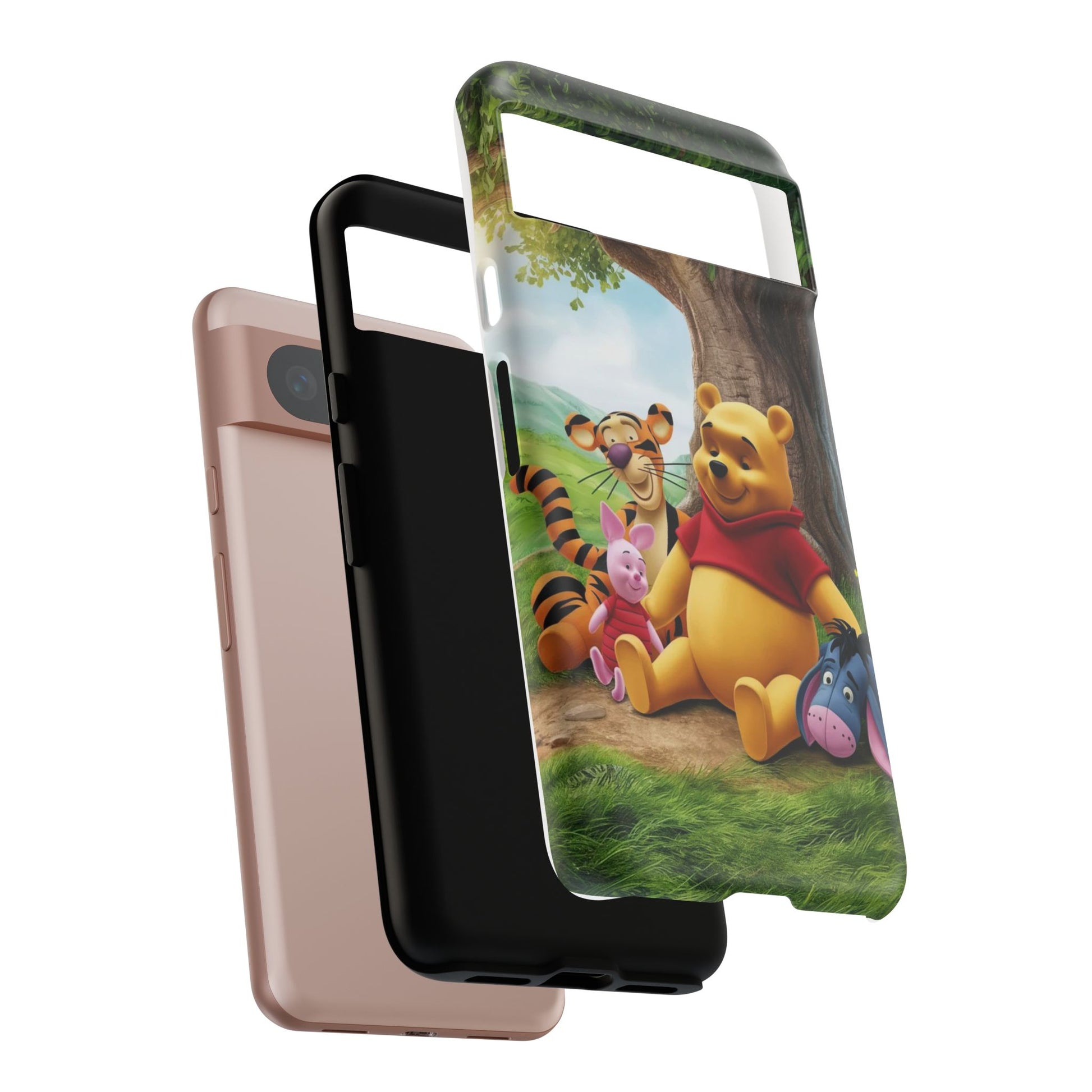 Cute Pooh Bear Phone Case, Tough Cases, Disney Phone for iPhones, Samsung, and Pixel