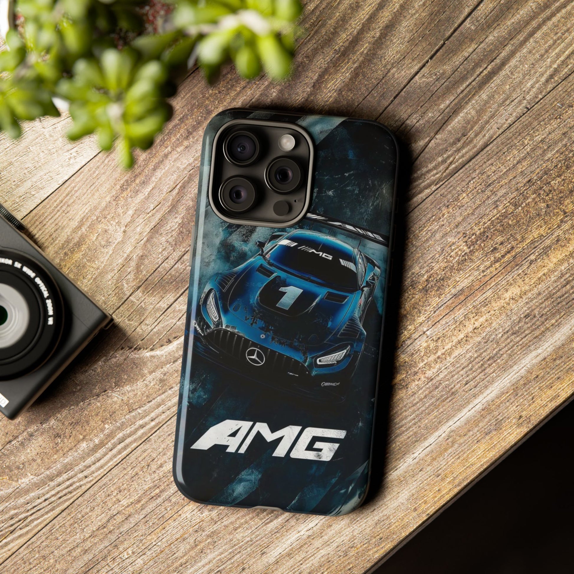 Mercedes AMG Racing Car Tough Cases for iPhones, Samsung, and Pixel