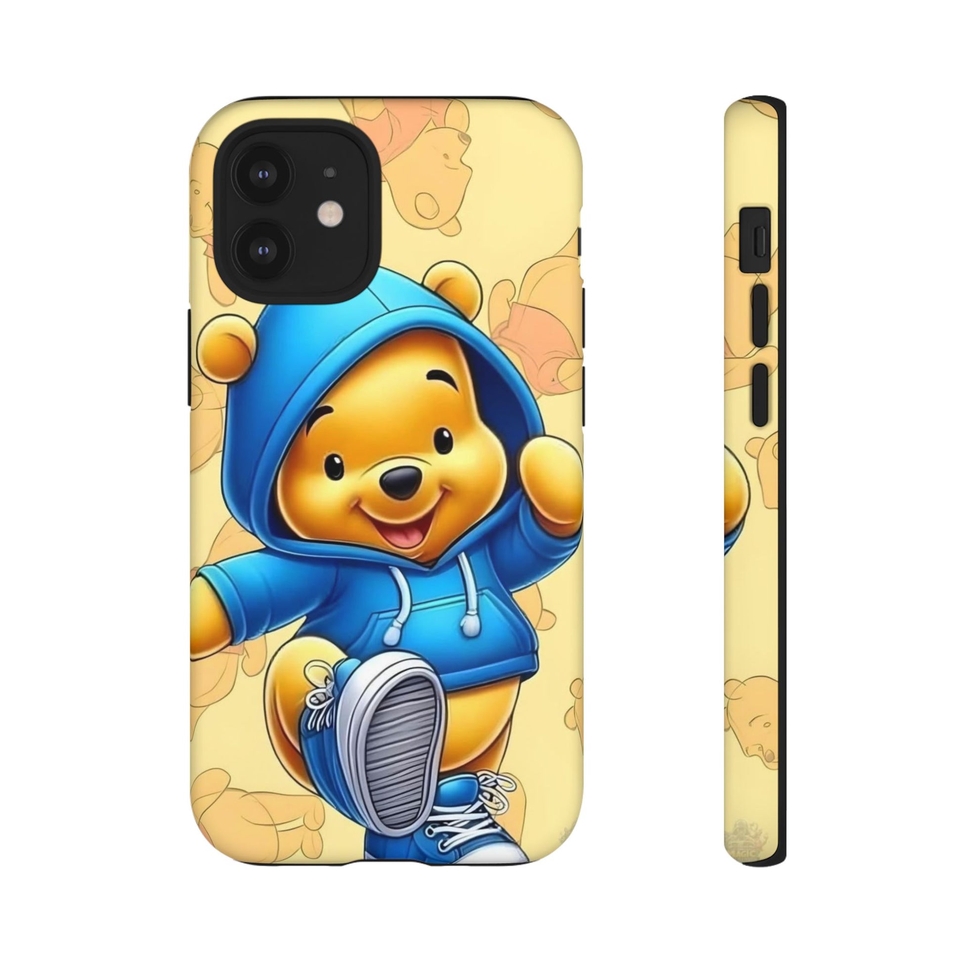 Cute Pooh Bear Phone Case, Tough Case