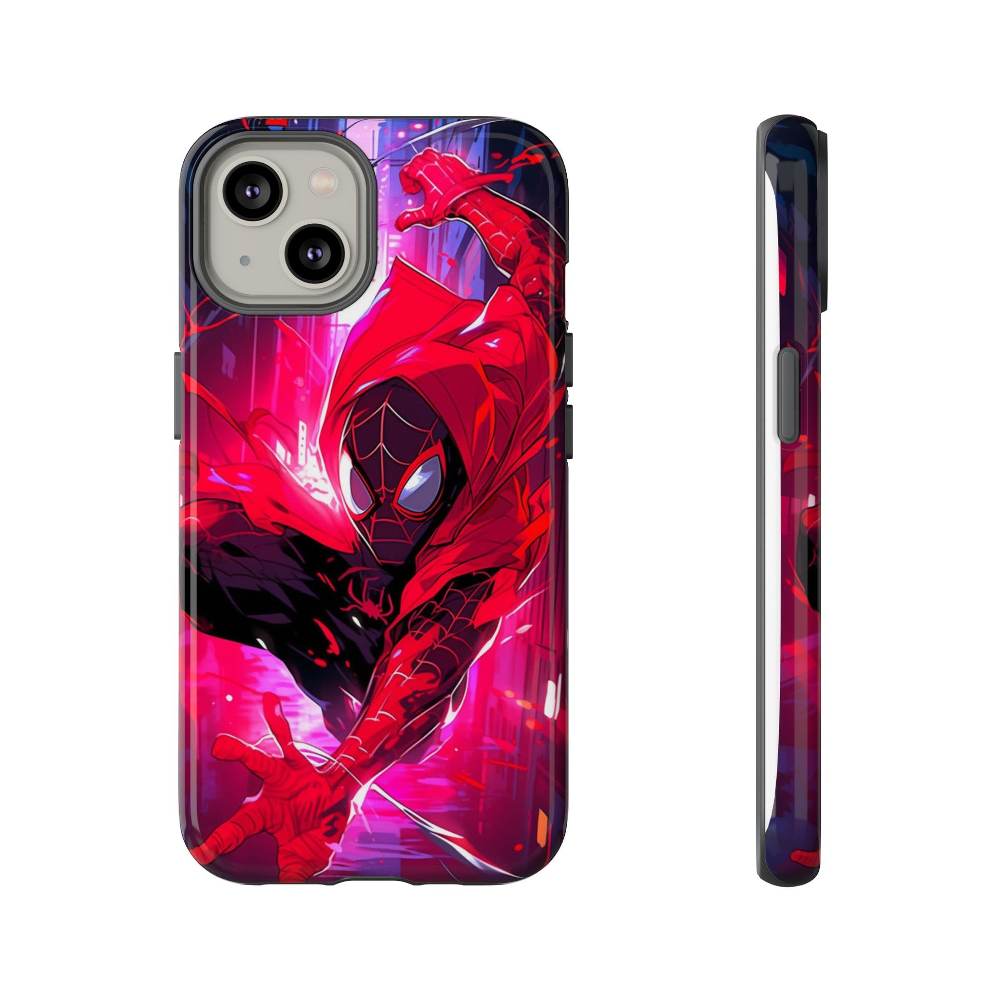 Miles Morales Spiderman Phone Case, Tough Cases for iPhones, Samsung, and Pixel