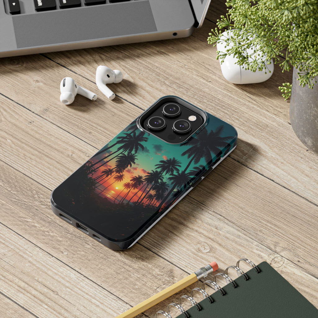 Beach Oasis Themed Tough Phone Cases for Iphones & Samsung Phones