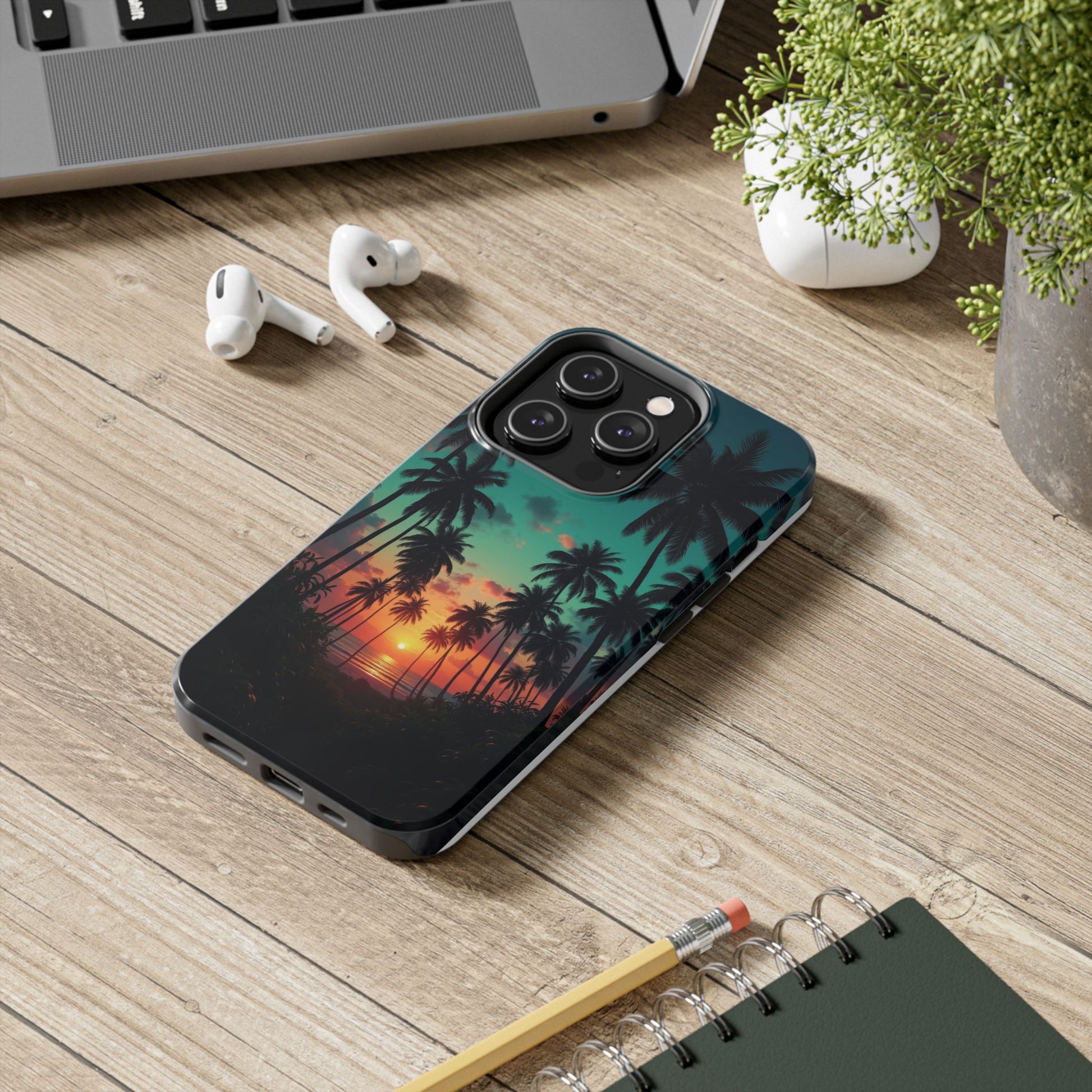 Beach Oasis Themed Tough Phone Cases for Iphones & Samsung Phones