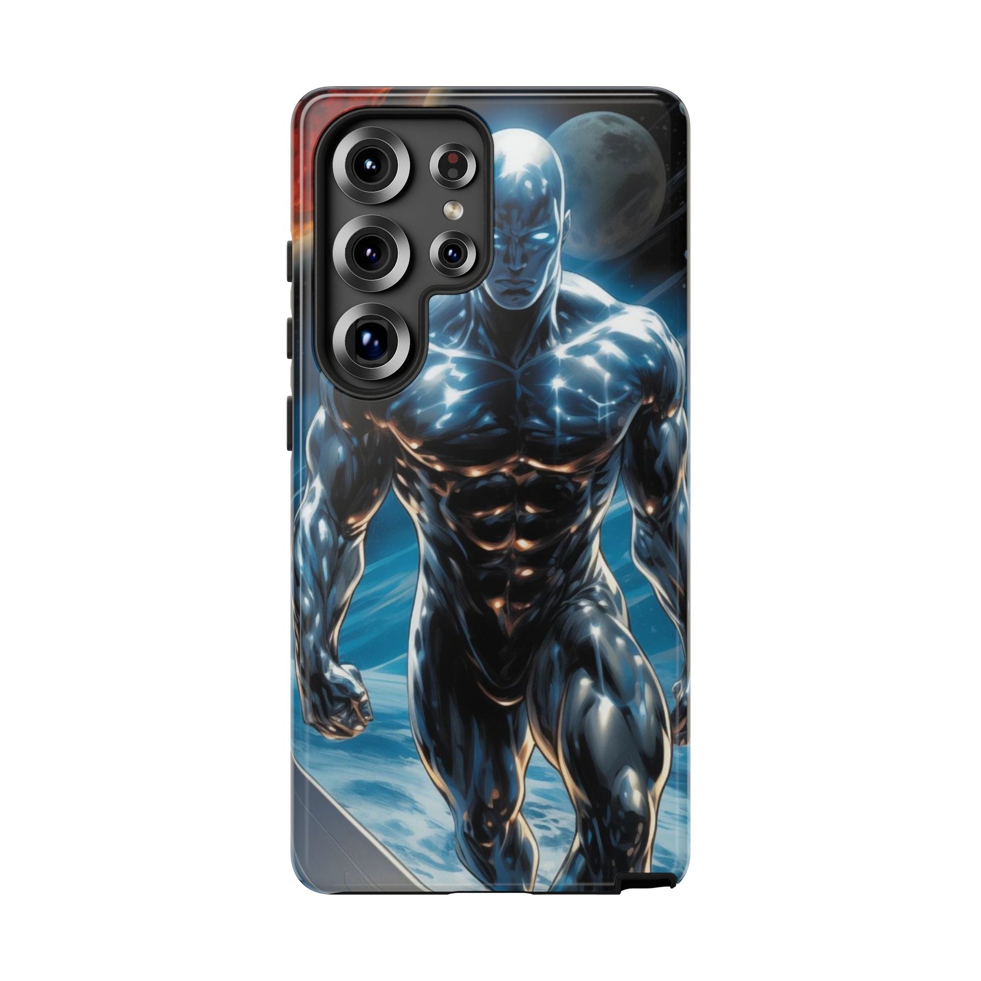 The Silver Surfer Comic Art Phone Case, Tough Cases for iPhones, Samsung, and Pixel