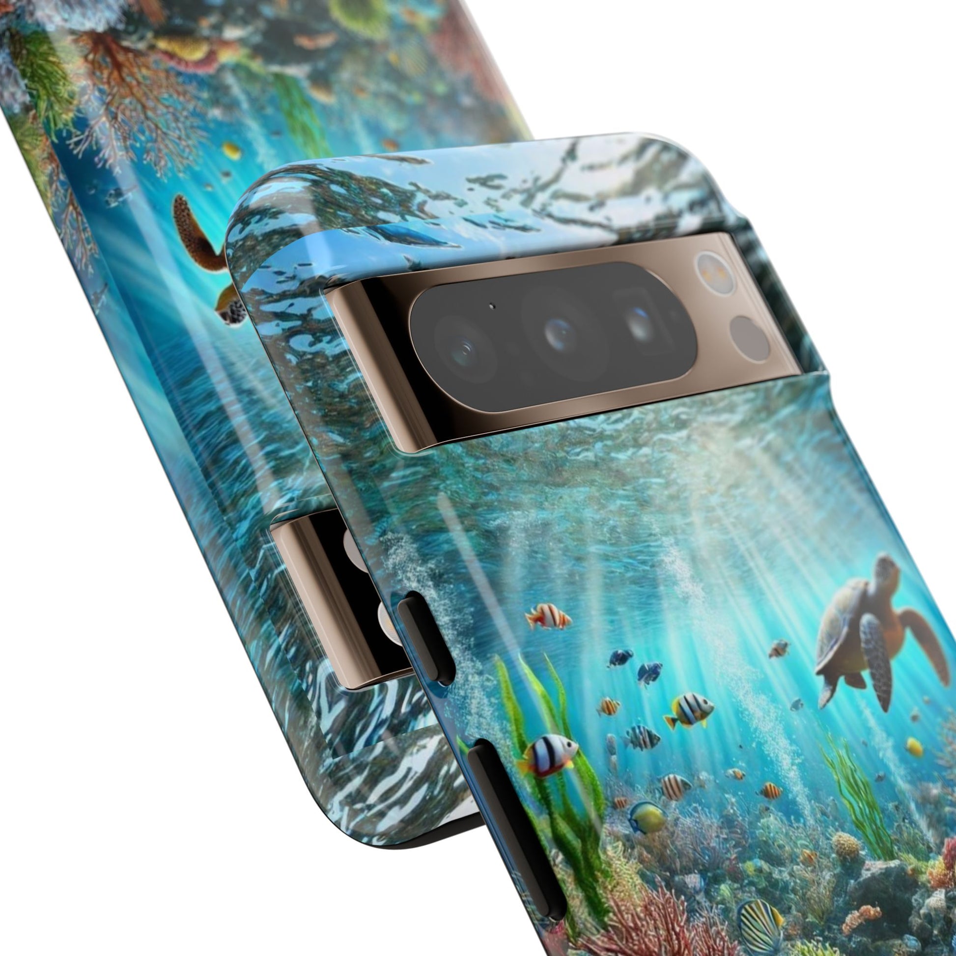 Under Sea Landscape Tough Cases for iPhones, Samsung, and Pixel