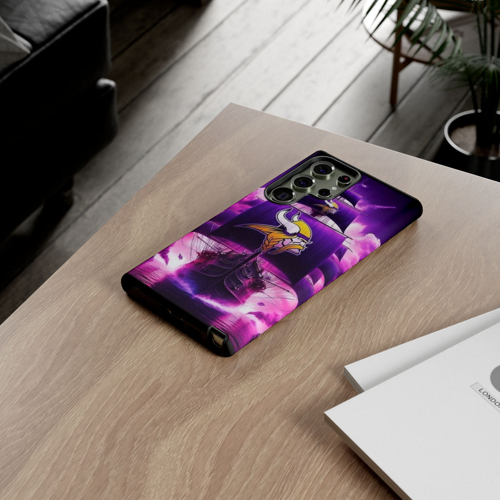 Minnesota Vikings Ship Football Phone Case, Tough Cases for iPhones, Samsung, and Pixel