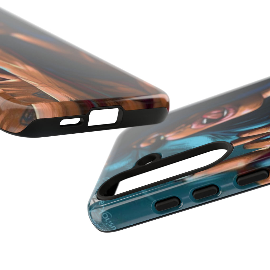 Tough Girl Theme Urban Design Cases for iPhones, Samsung, and Pixel