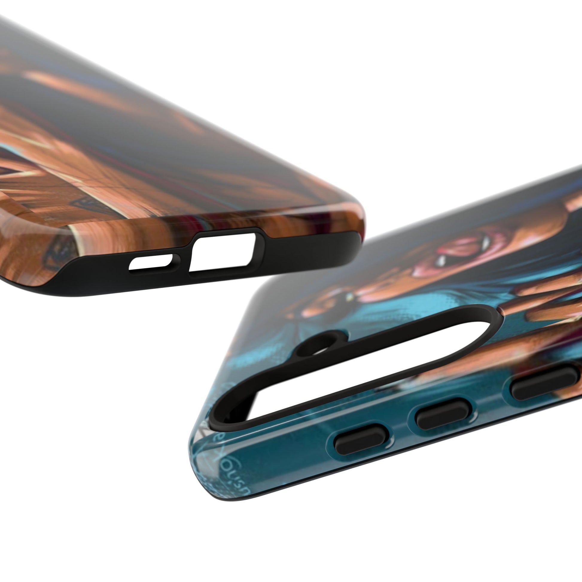 Tough Girl Theme Urban Design Cases for iPhones, Samsung, and Pixel