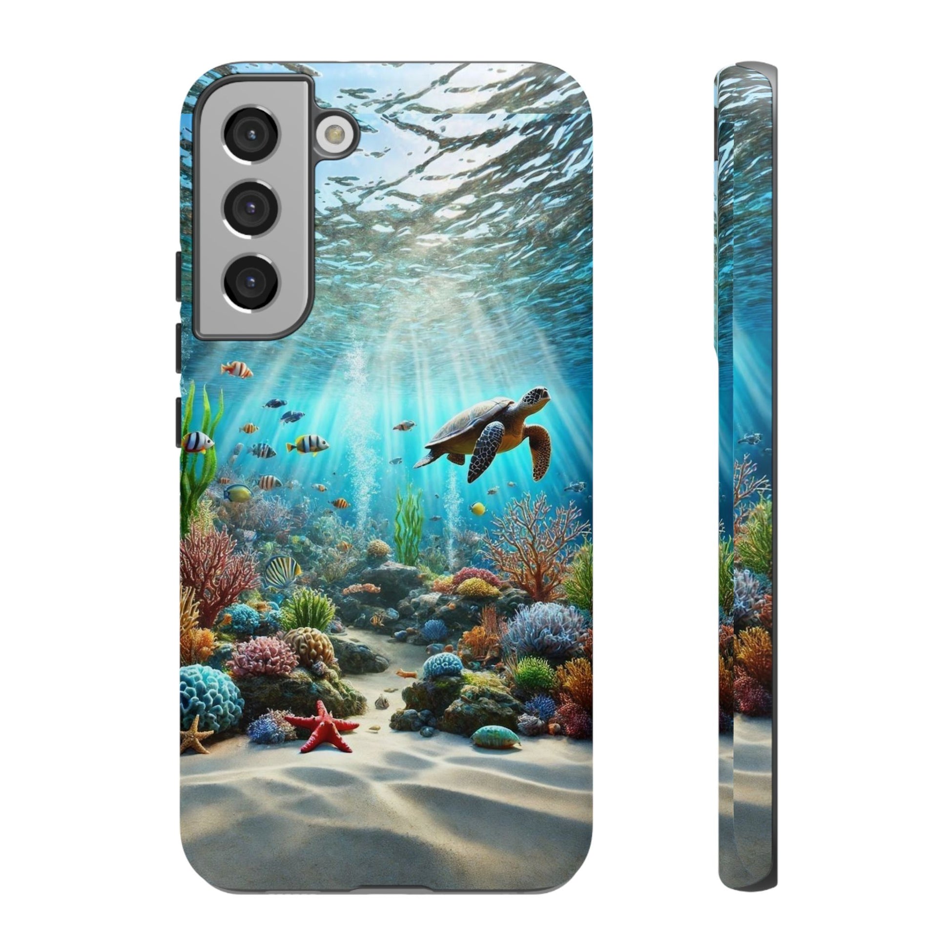 Under Sea Landscape Tough Cases for iPhones, Samsung, and Pixel