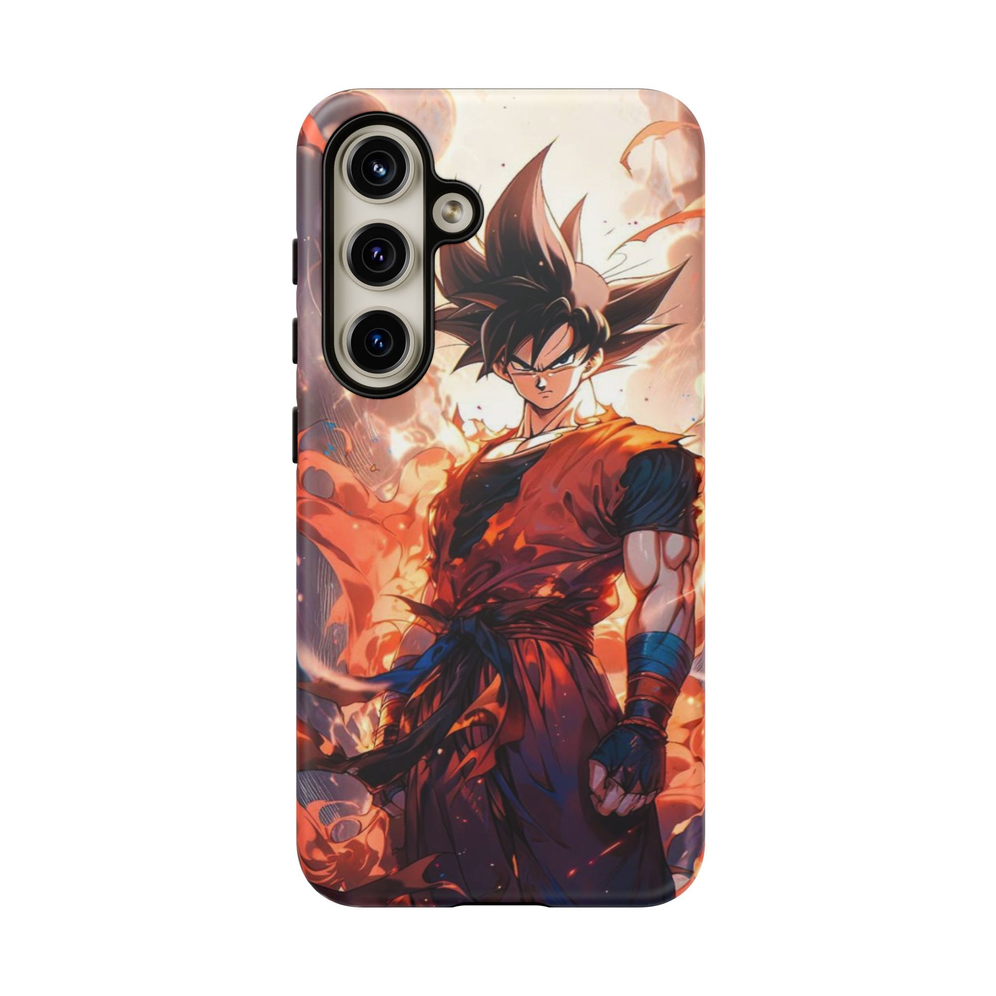Anime Manga Dragon Ball Z Goku Tough Cases for iPhones, Samsung, and Pixel